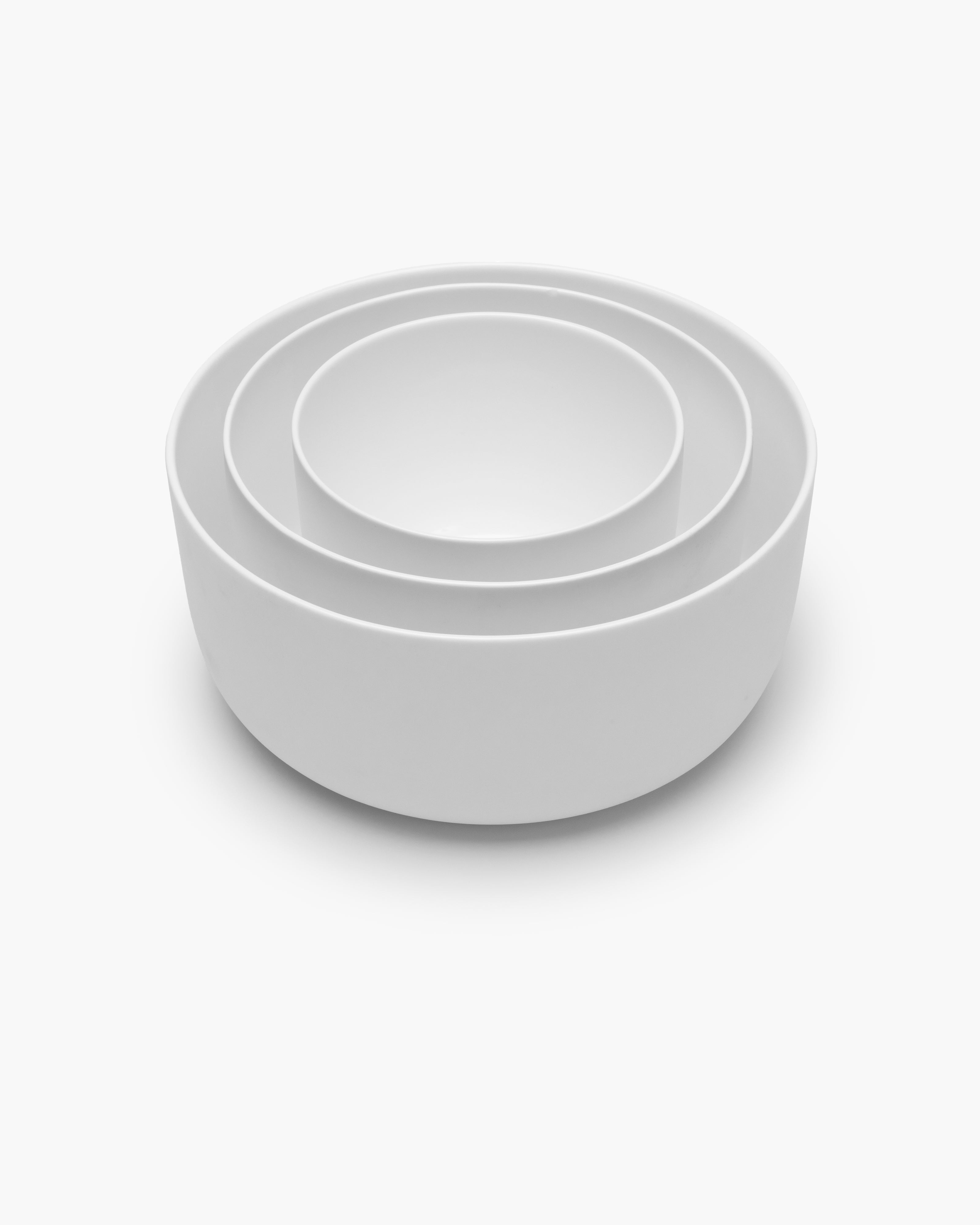 Serax Base vysoká mísa L bílá porcelánová