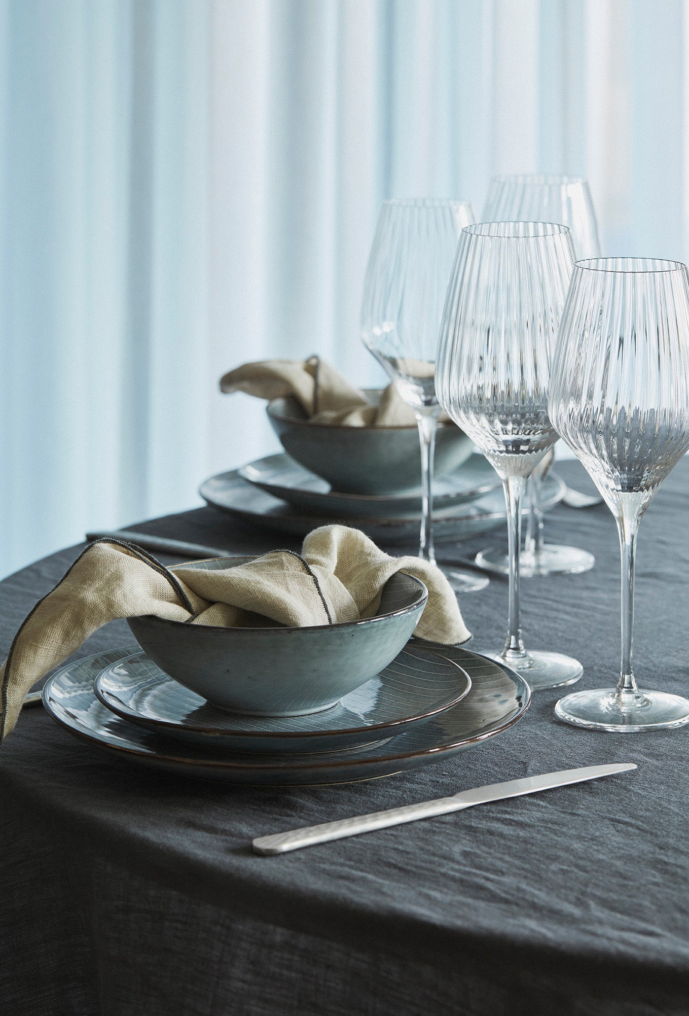 Broste Copenhagen Nordic Sea Dinner Set for Two sada keramická