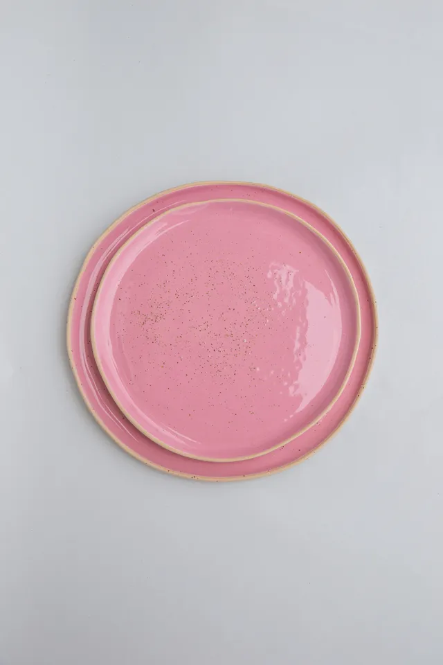 Engoba Milkshake talíř 22 cm růžový 1 ks