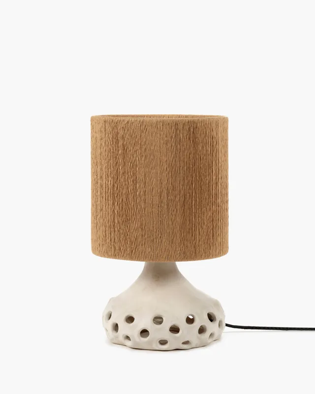Serax Oya 01 stolní lampa hnědá keramická