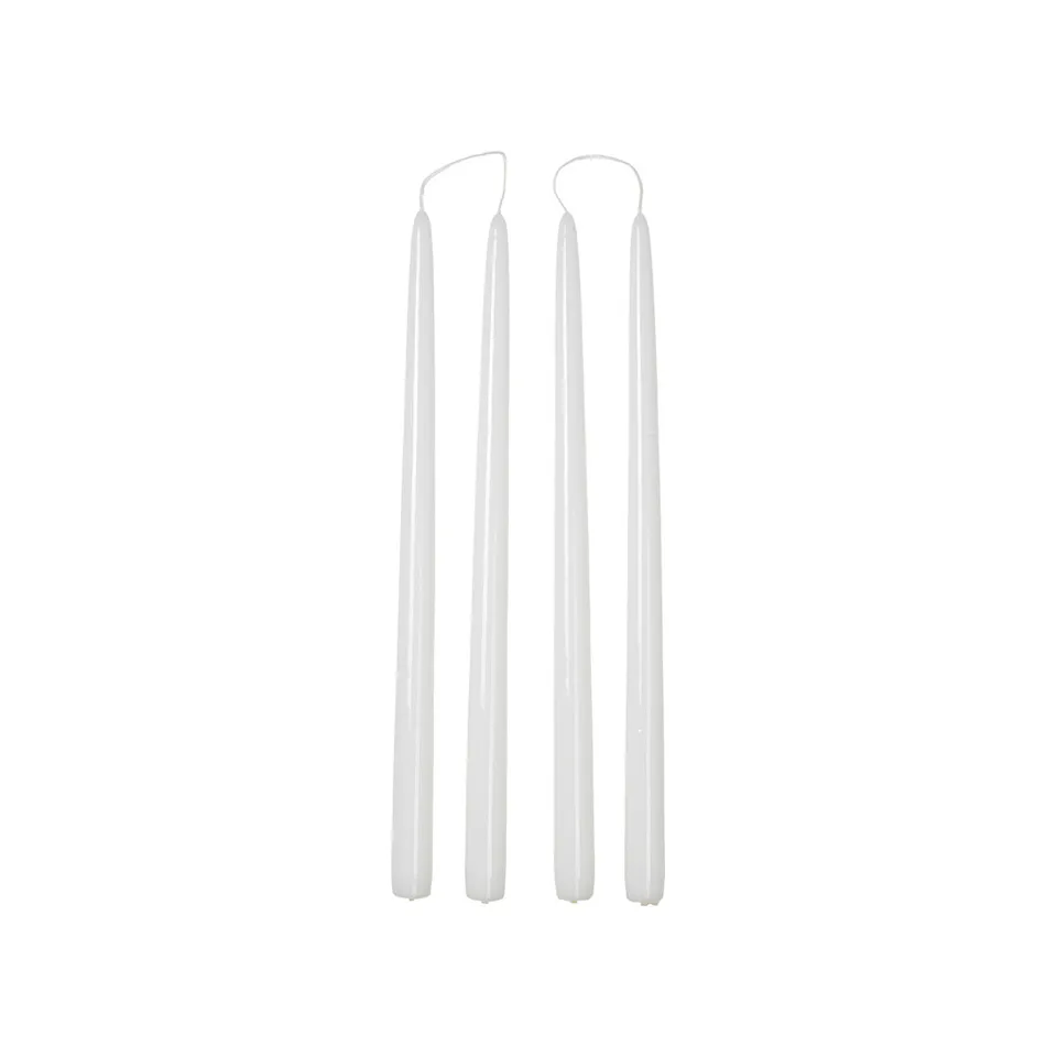 Broste Copenhagen Smooth Glossy Taper Candle kónická svíčka lesklá