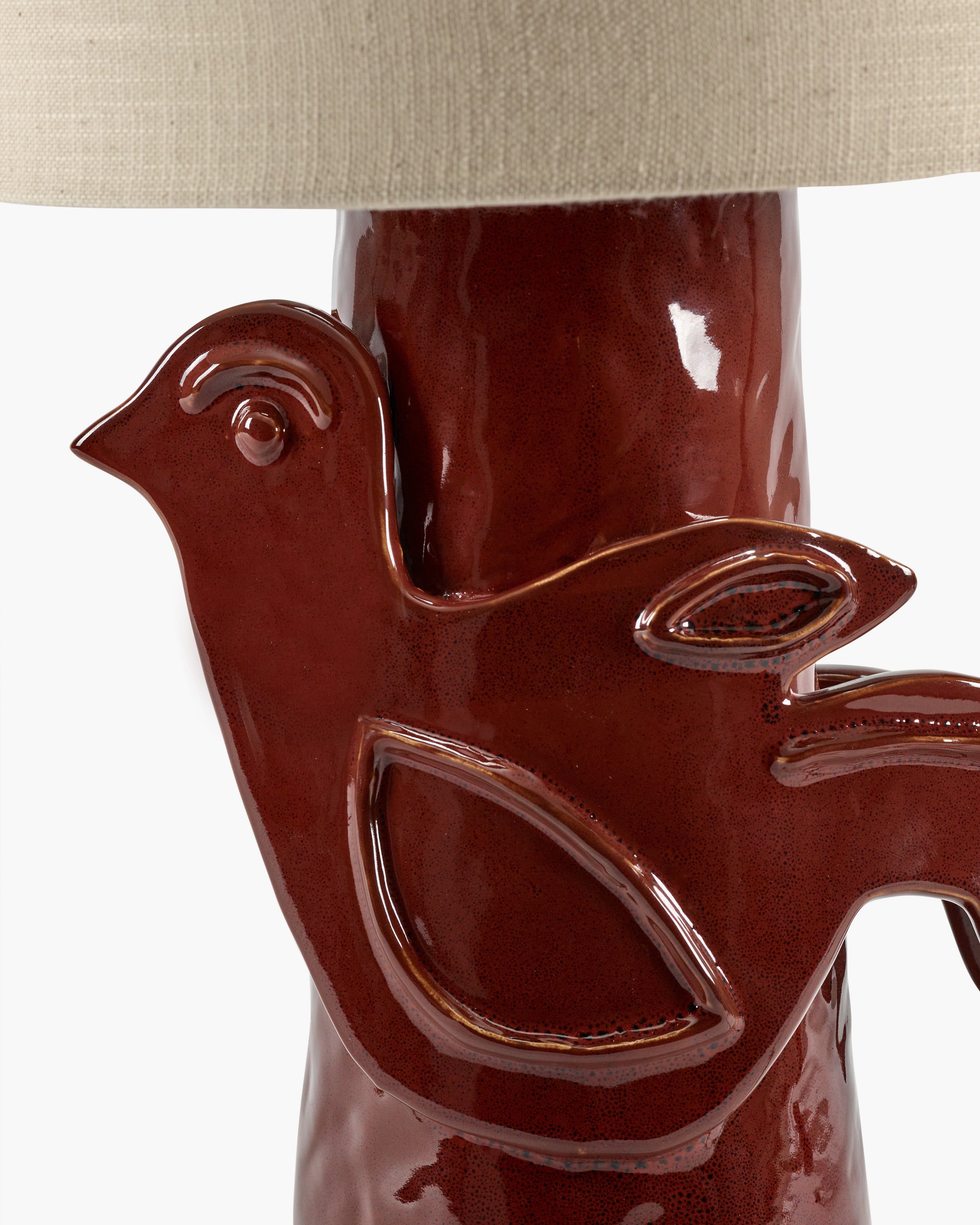 Serax Paloma stolní lampa červená béžová
