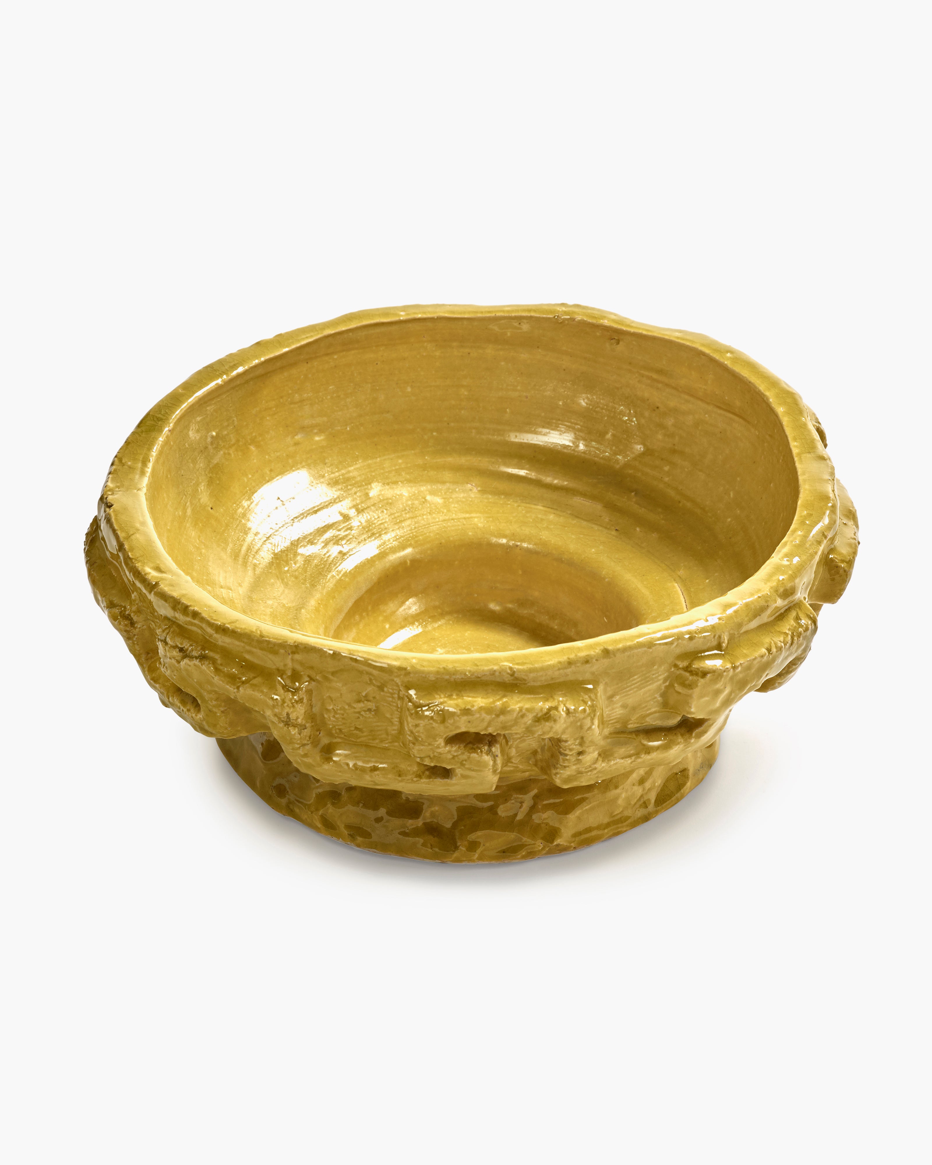 Serax Look At Me Bowl žlutá mísa lesklá keramika