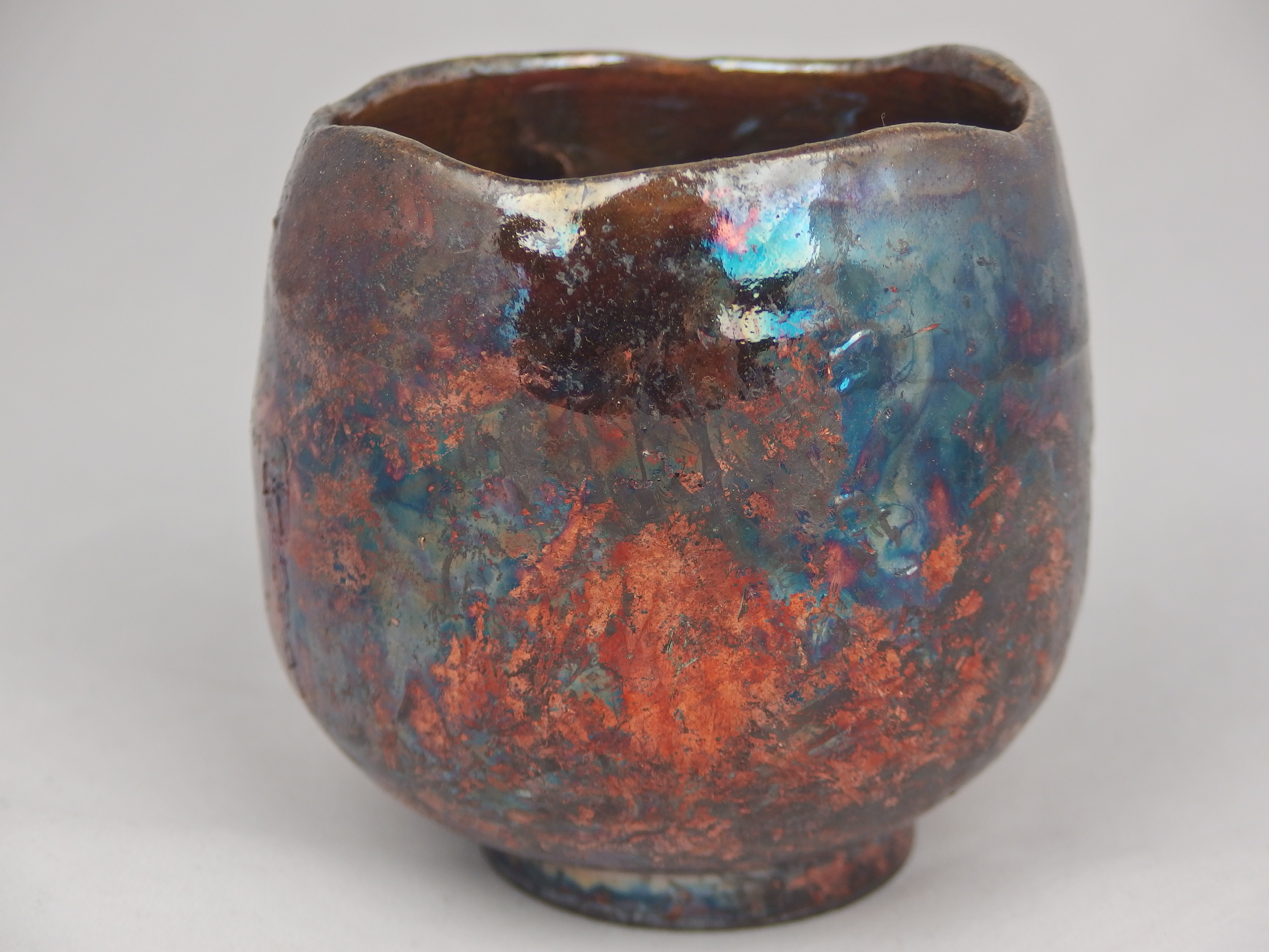 ARTkeramika USA Raku Chawan miska reliéfní