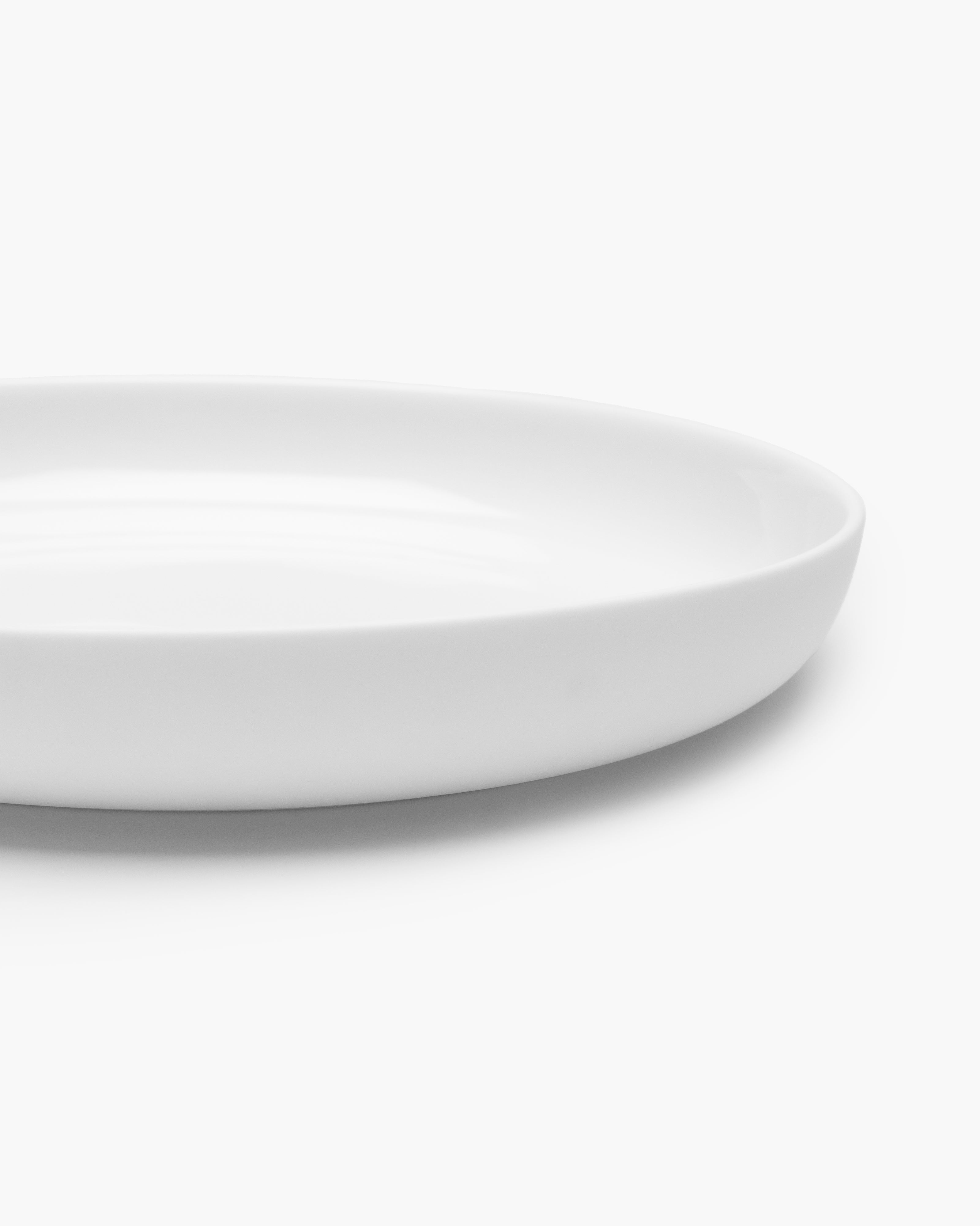Serax Base snídaňový talíř vysoký bílý porcelán