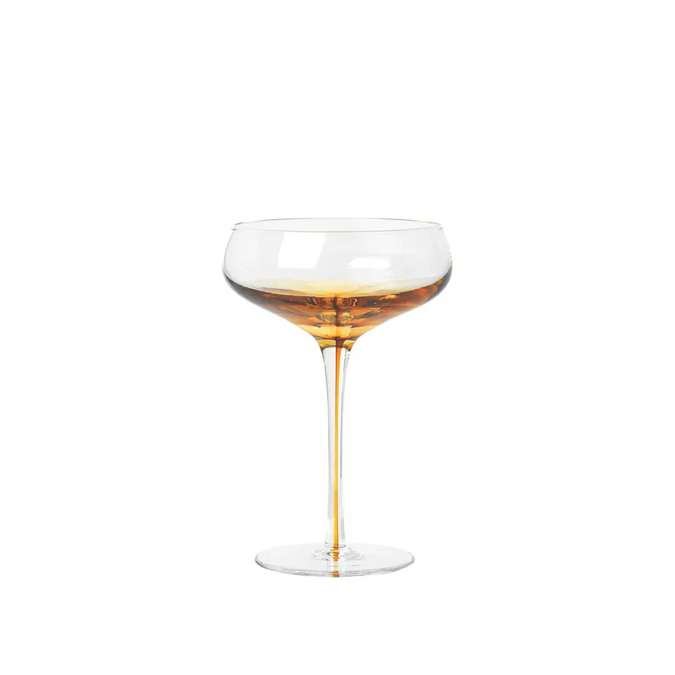 Broste Copenhagen Amber koktejlová sklenice
