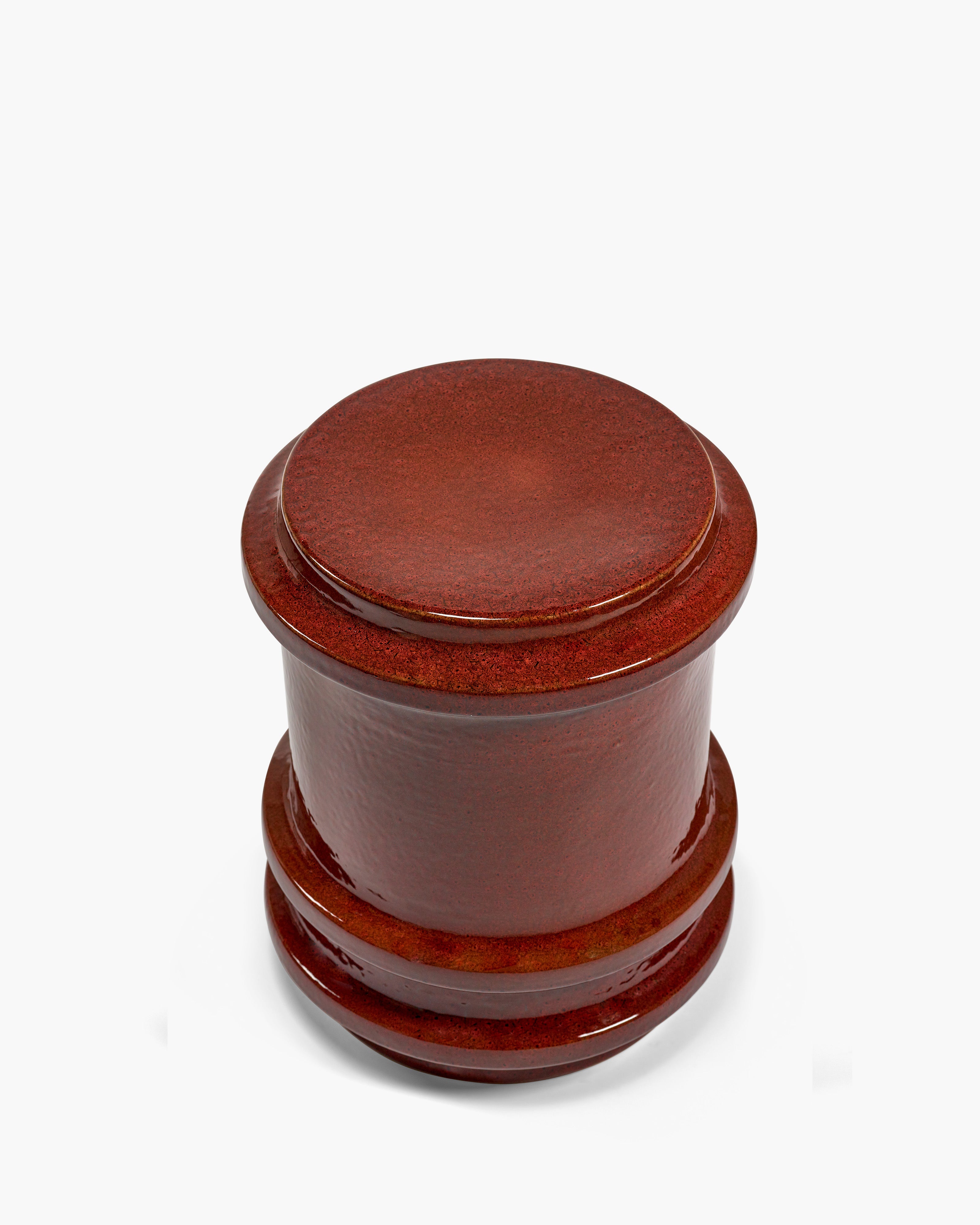 Serax Pawn odkládací stolek venetian red glazovaný