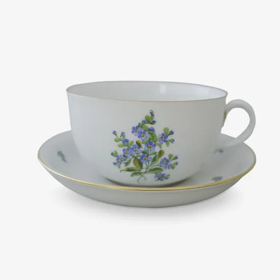 Augarten Schubert čajový šálek bílý porcelánový