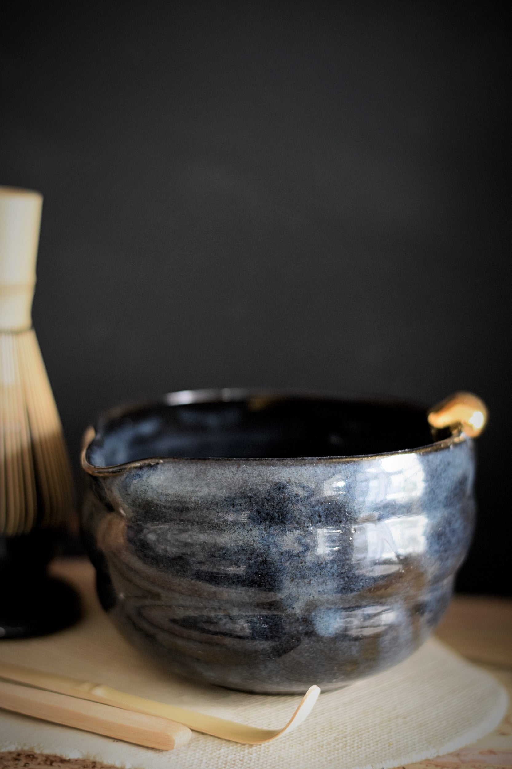 Terra Ceramics Prague SIA Midnight Blue sada na matcha