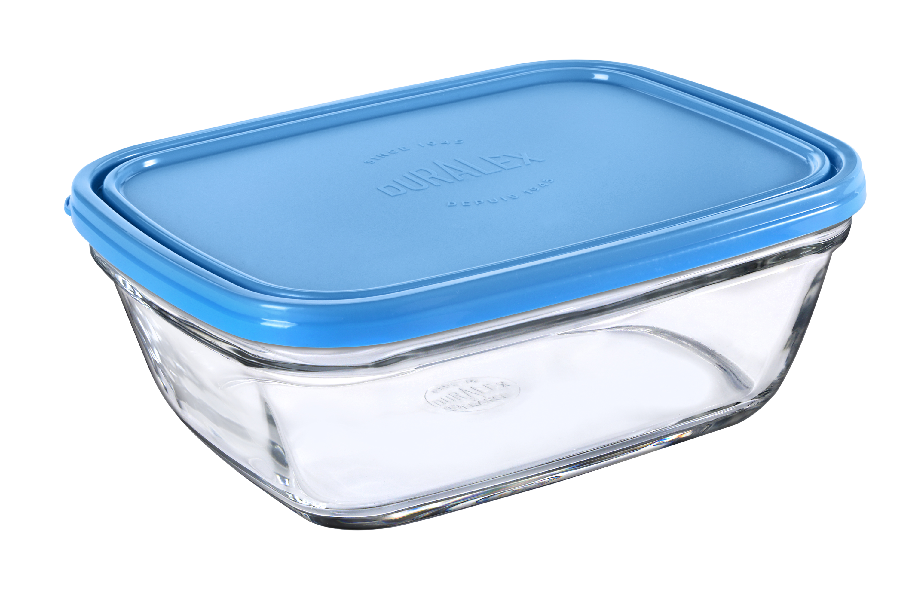 Duralex Freshbox skleněné dózy sada 3 ks hranaté