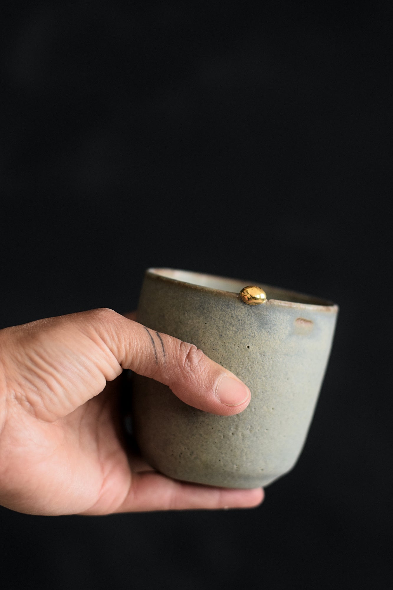 Terra Ceramics Prague MAMATCHAS čajový šálek 200 ml Blue