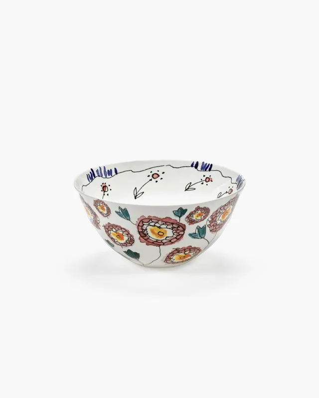 Serax Midnight Flowers servírovací mísa L Anemone porcelán