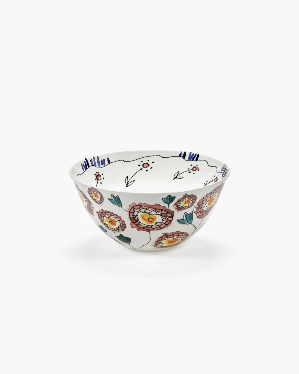 Serax Midnight Flowers servírovací mísa L Anemone porcelán