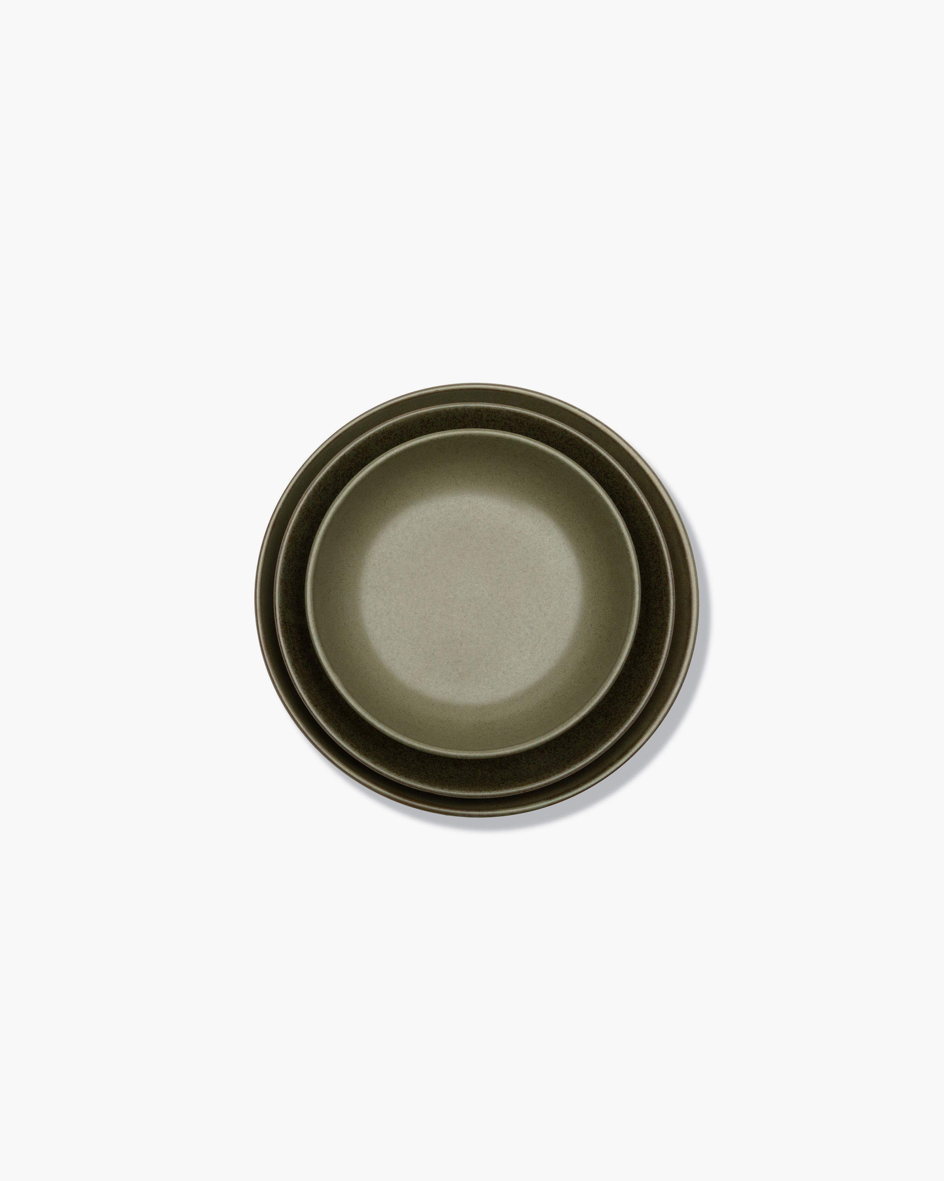 Serax Surface Deep plate M talíř camogreen