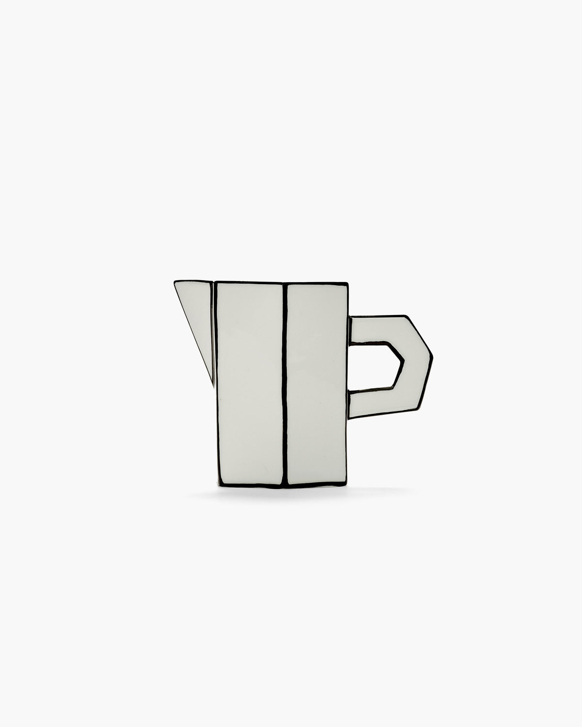 Serax Carte Blanche džbán bílo-černý porcelán