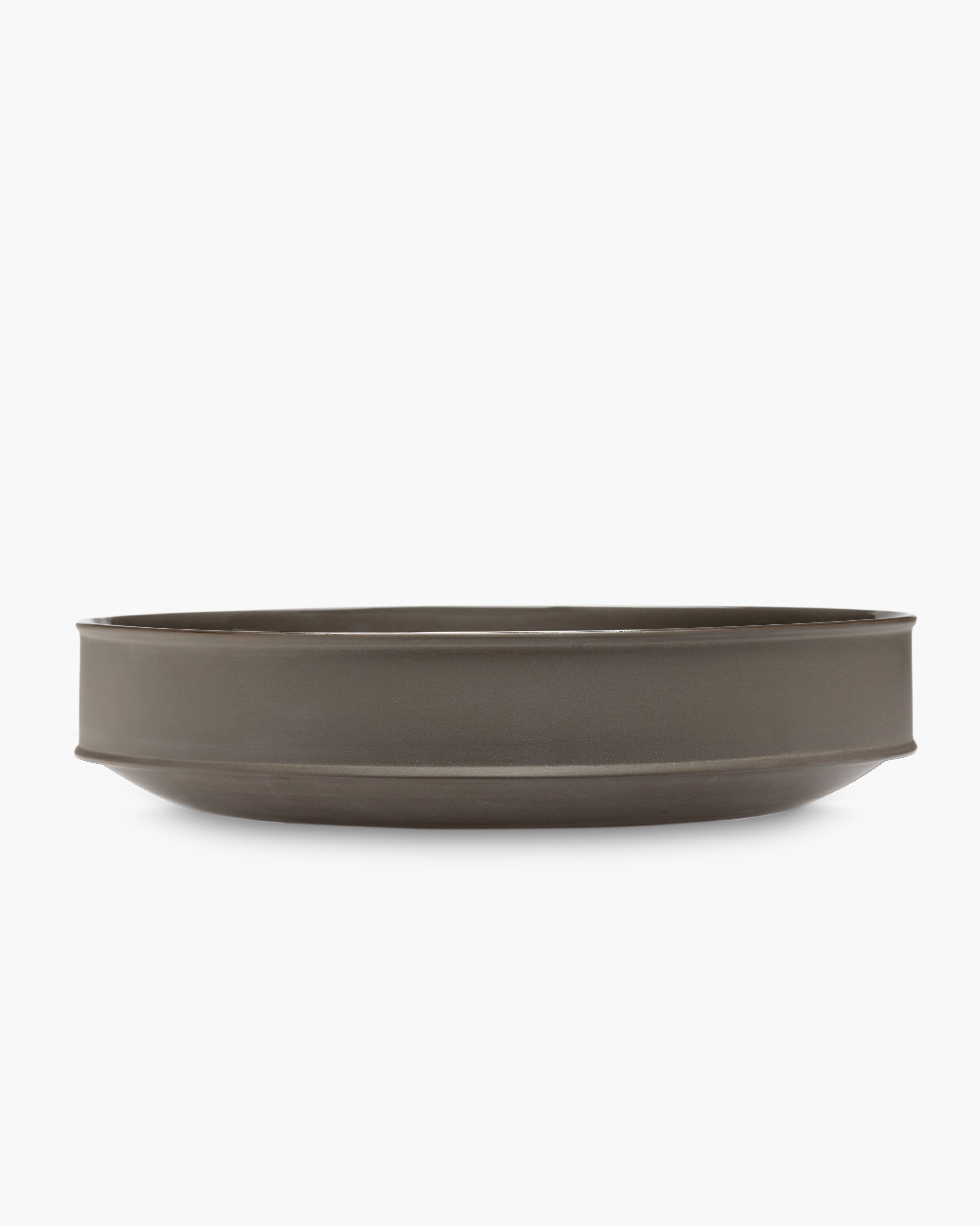 Serax Dune mísa XL vysoká tmavě hnědá porcelán
