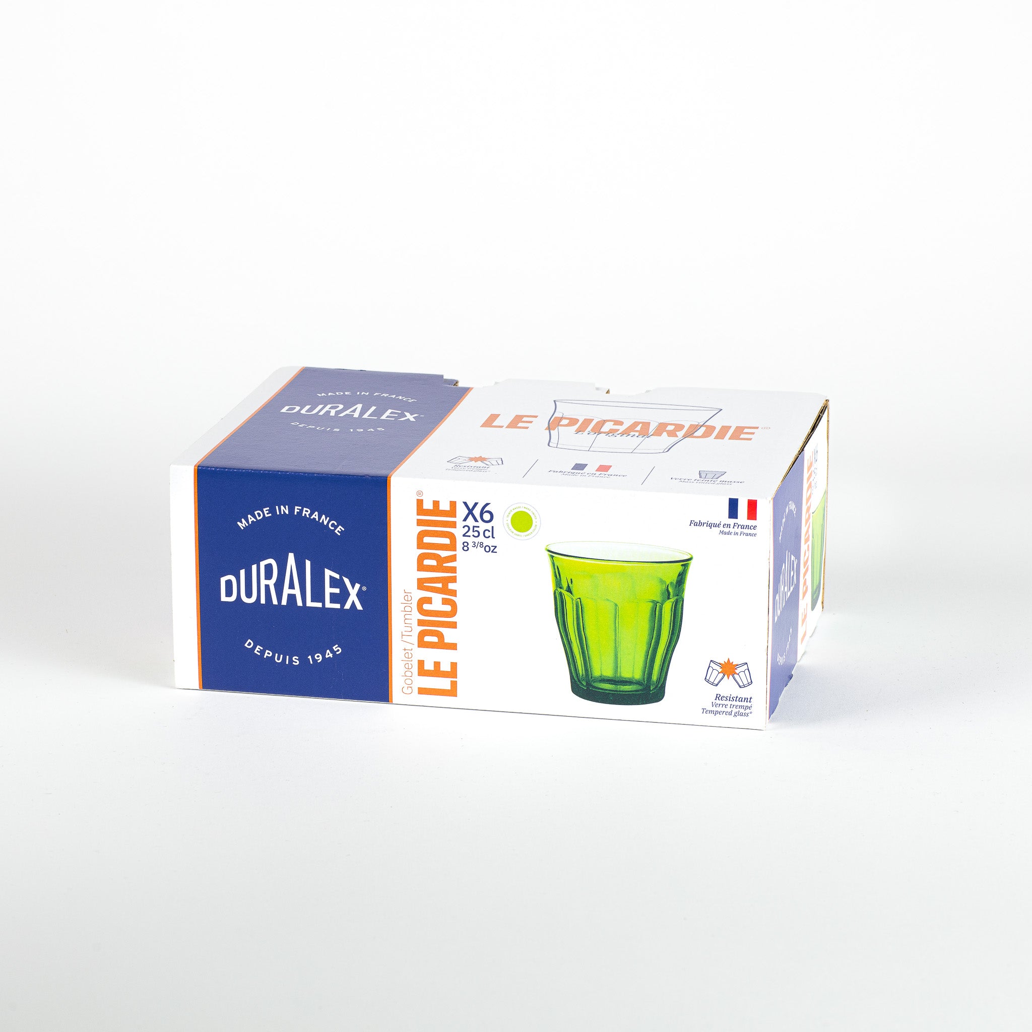 Duralex Picardie sklenice 25 cl 6 ks zelená