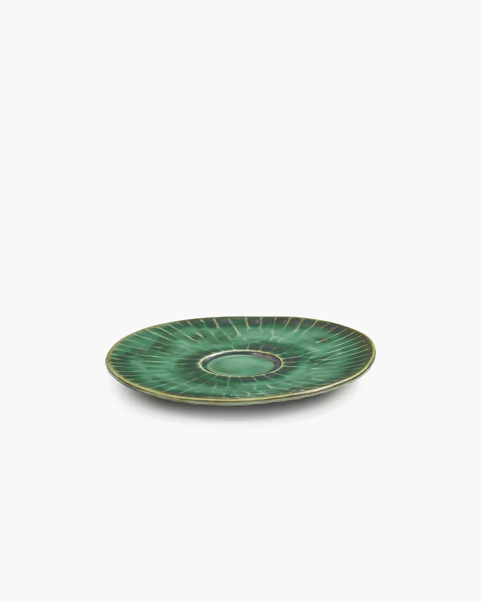 Serax Verde Lanza podšálek k cappuccinu zelený