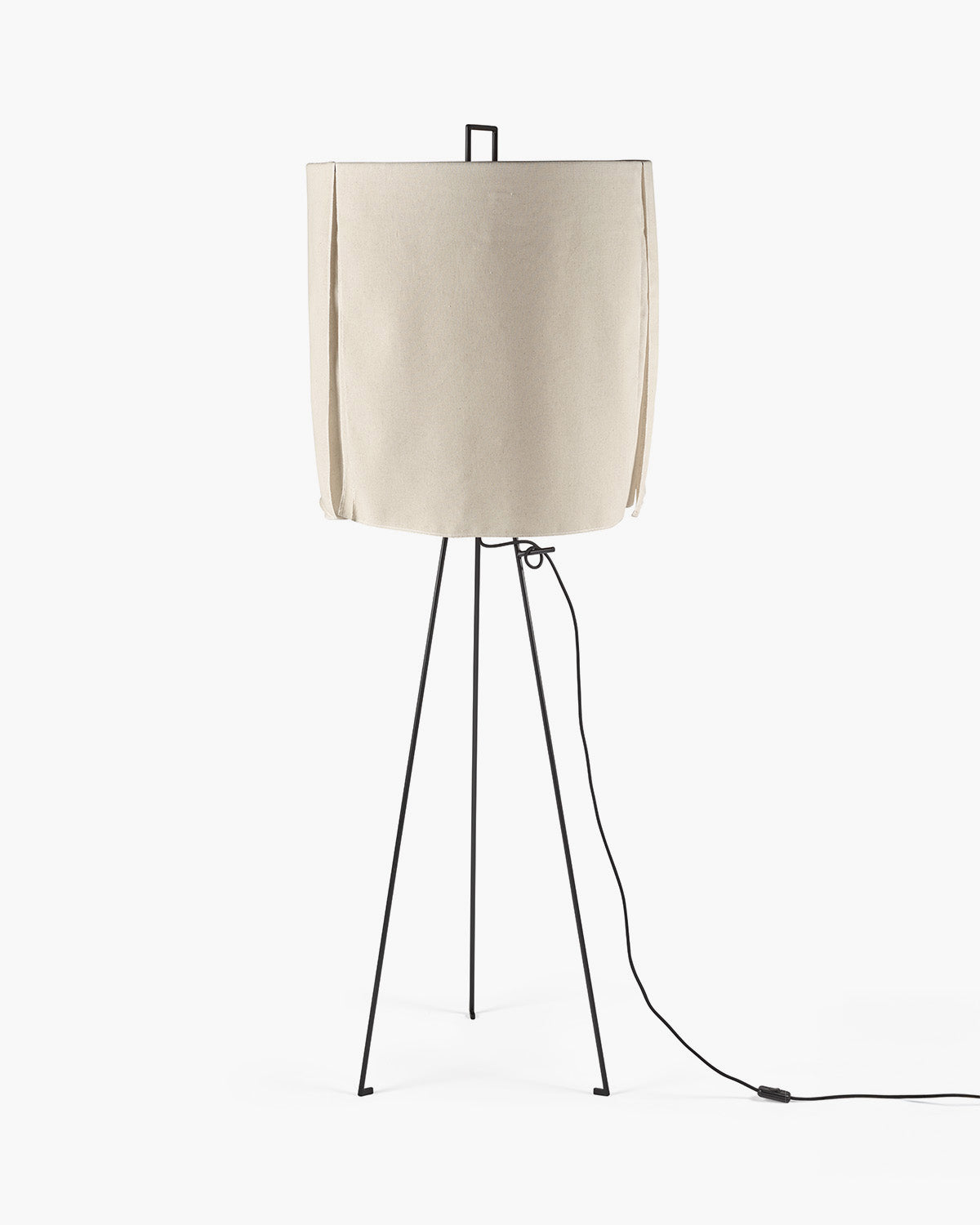 Serax Nomad stojací lampa L černo-béžová len