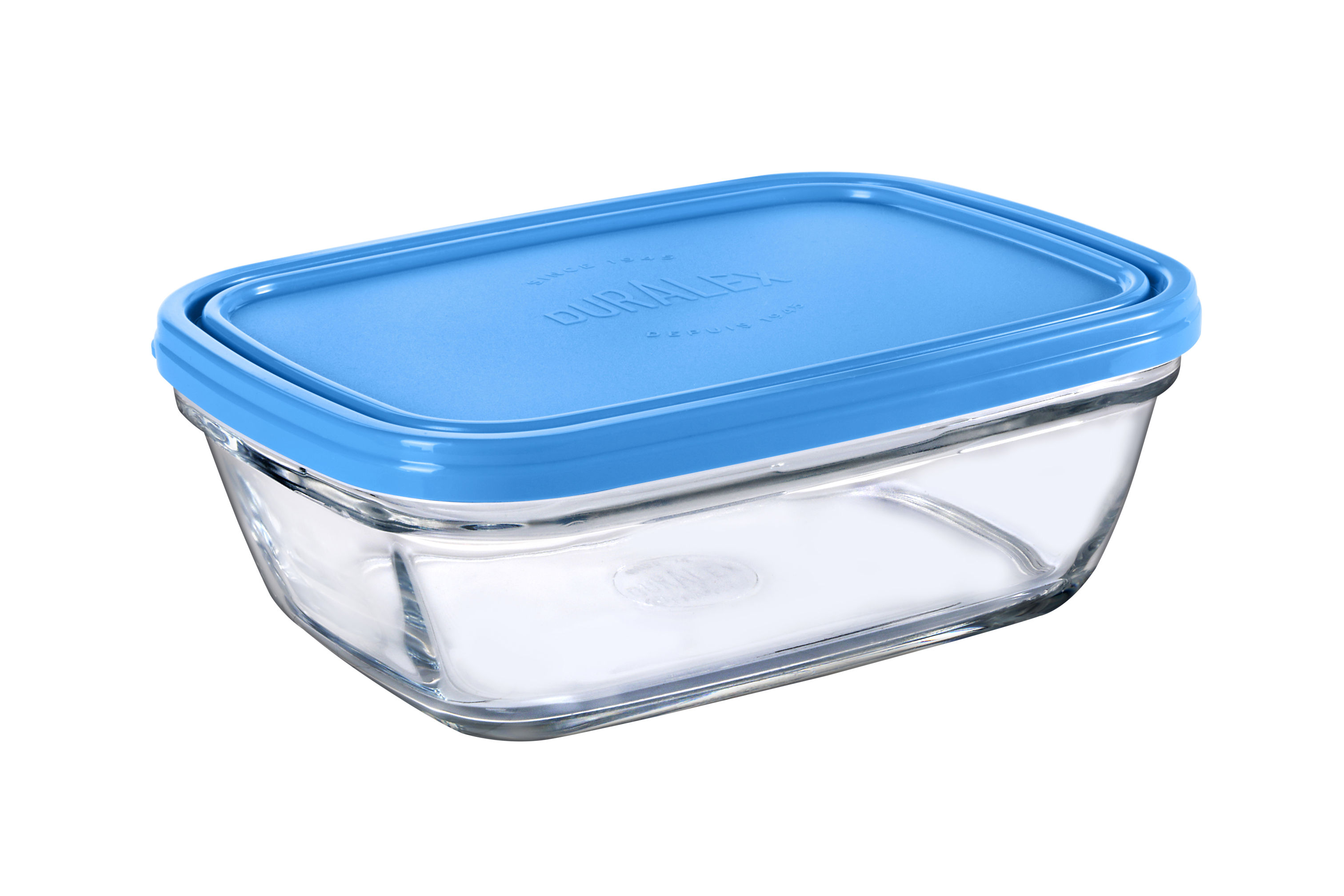 Duralex Freshbox skleněné dózy sada 3 ks hranaté