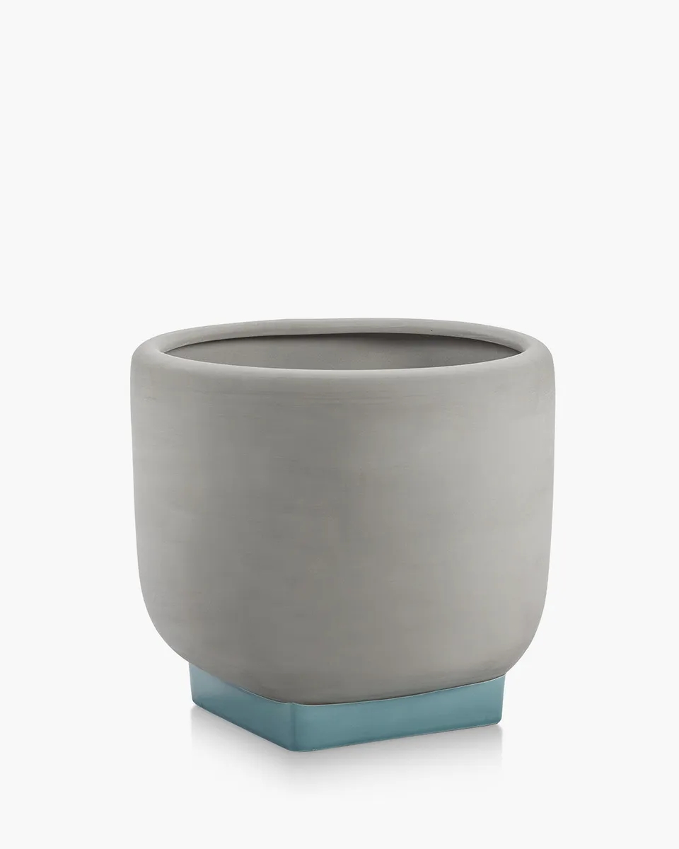 Serax Rosamar Flower Pot 05 květináč tyrkysový