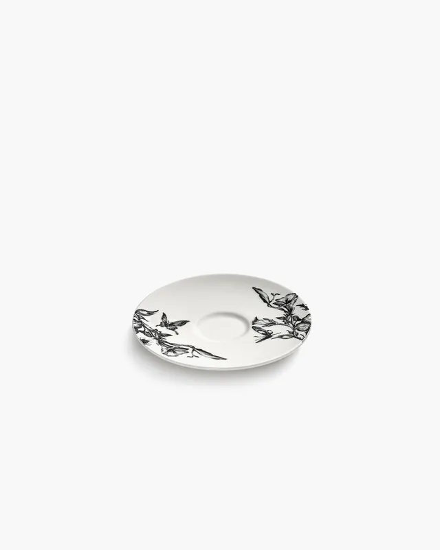 Serax Unity podšálek k espressu white-black porcelán