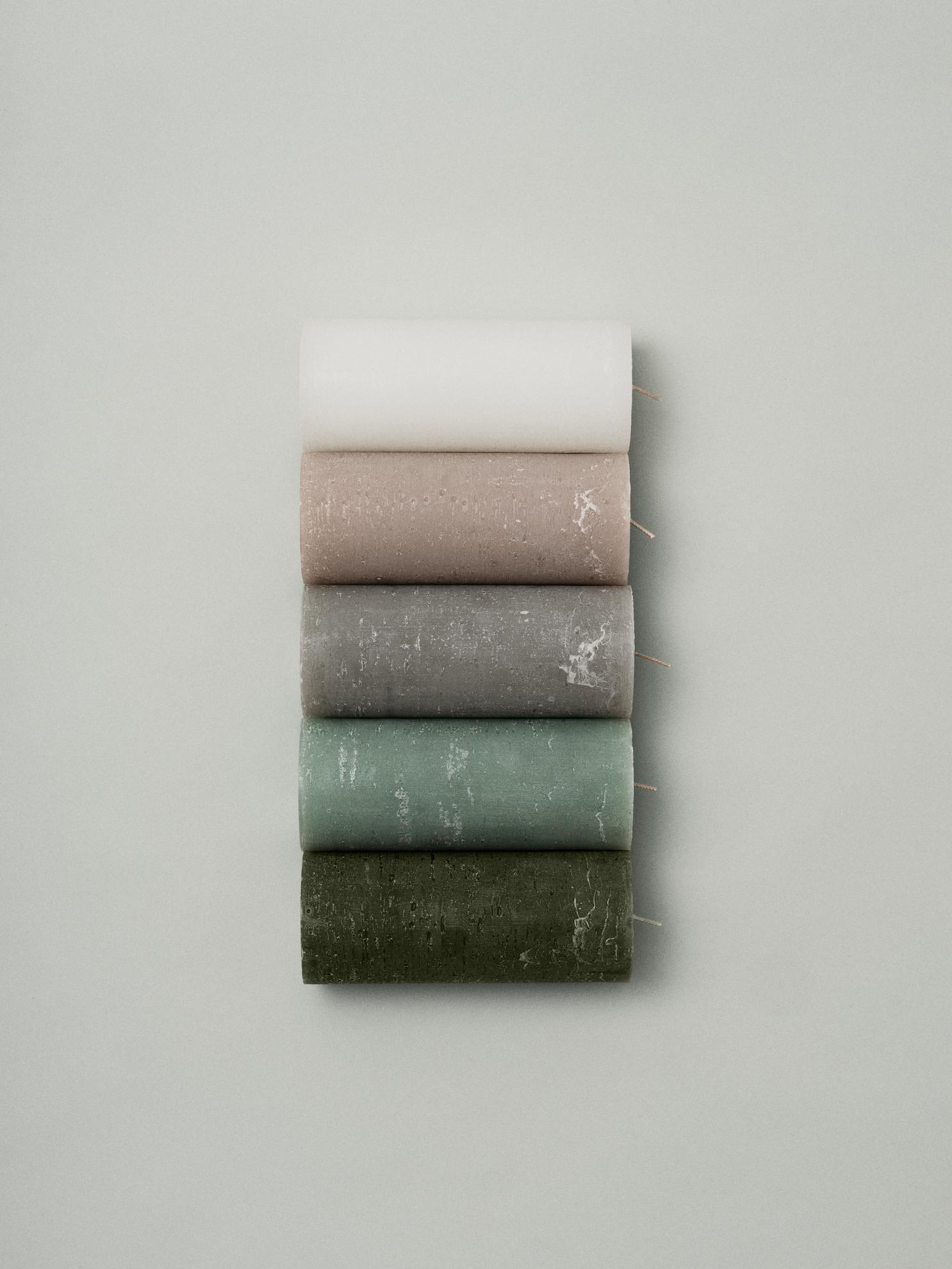 Broste Copenhagen Rustic Pillar svíčka sloupová