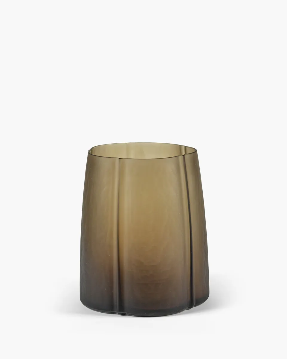 Serax Shapes Vase 04 váza hnědá foukaná