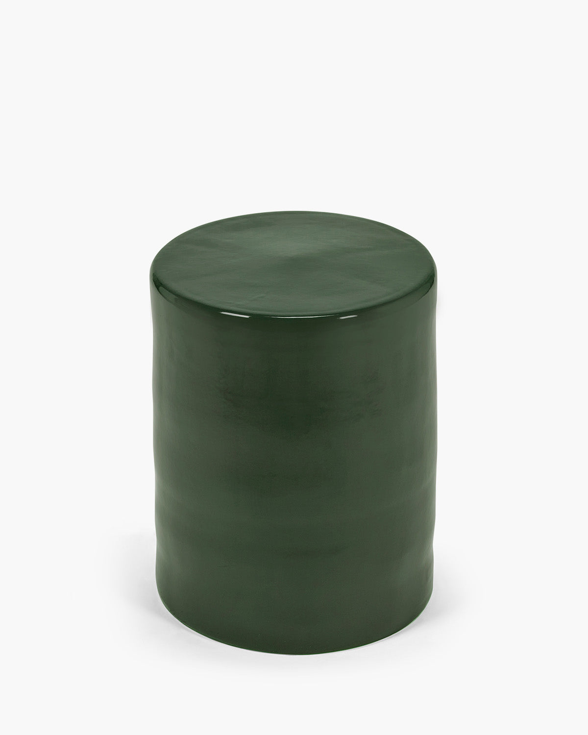 Serax Pawn odkládací stolek dark green kamenina