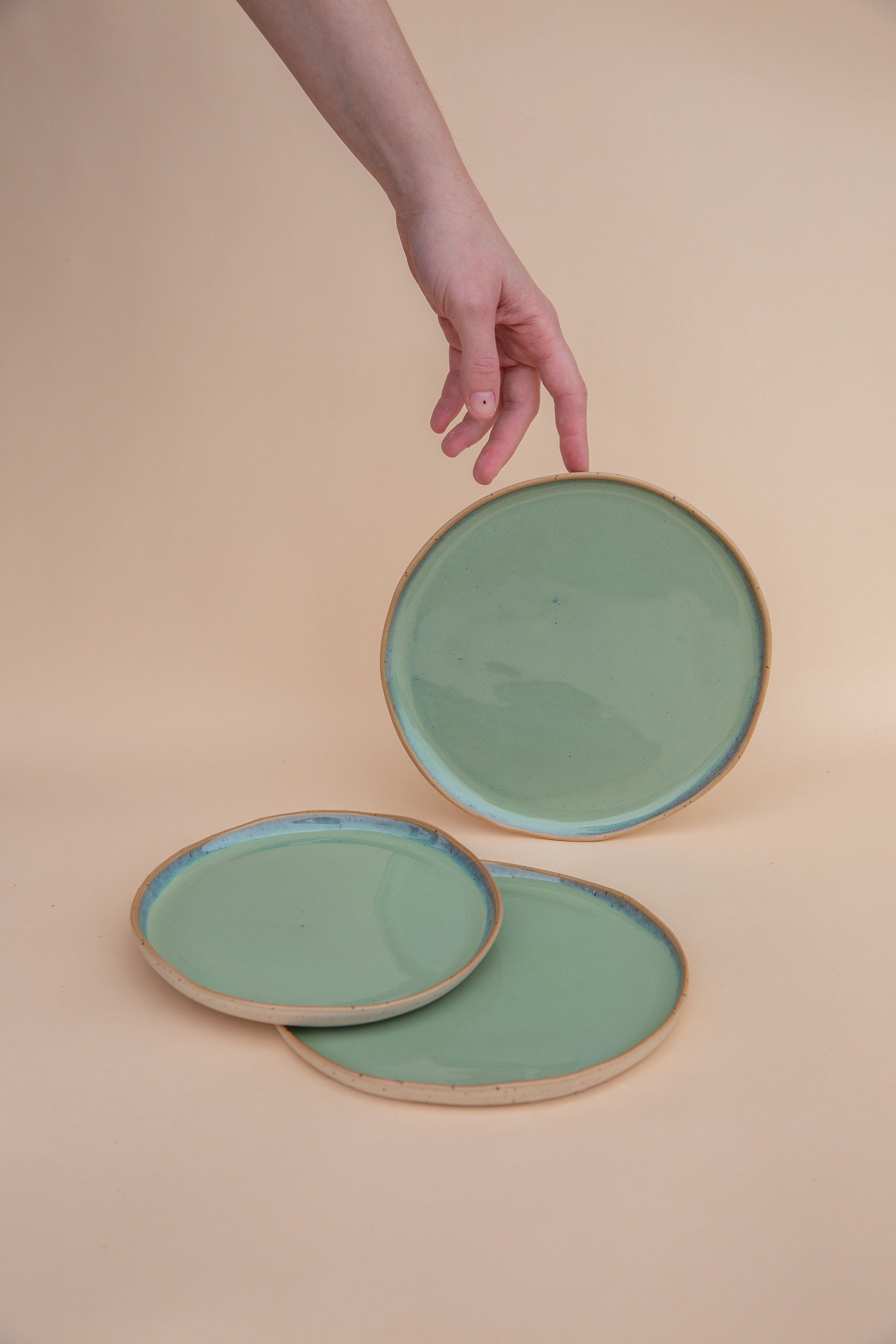 Engoba Tyrkys talíř 22 cm keramický