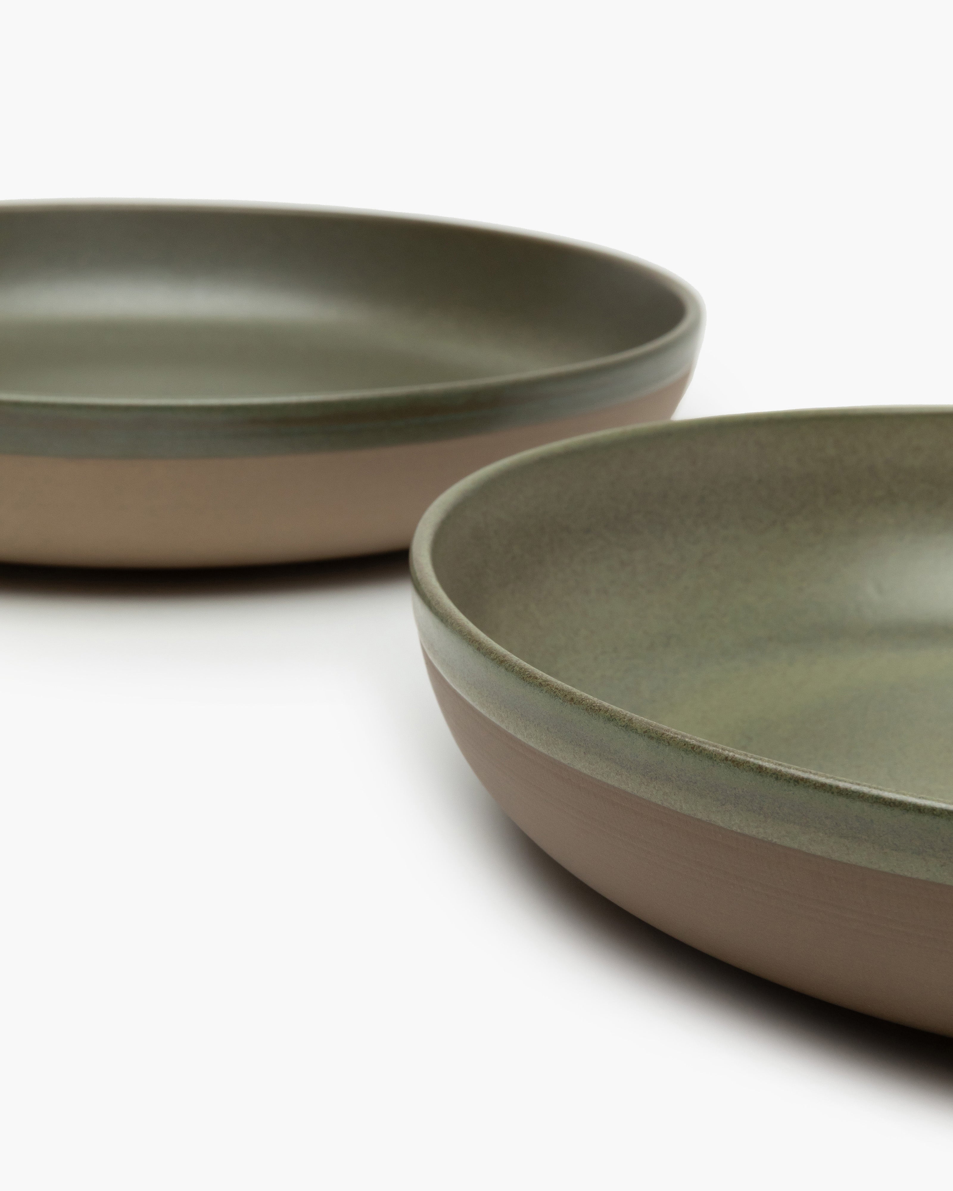 Serax Surface servírovací talíř zelený camo