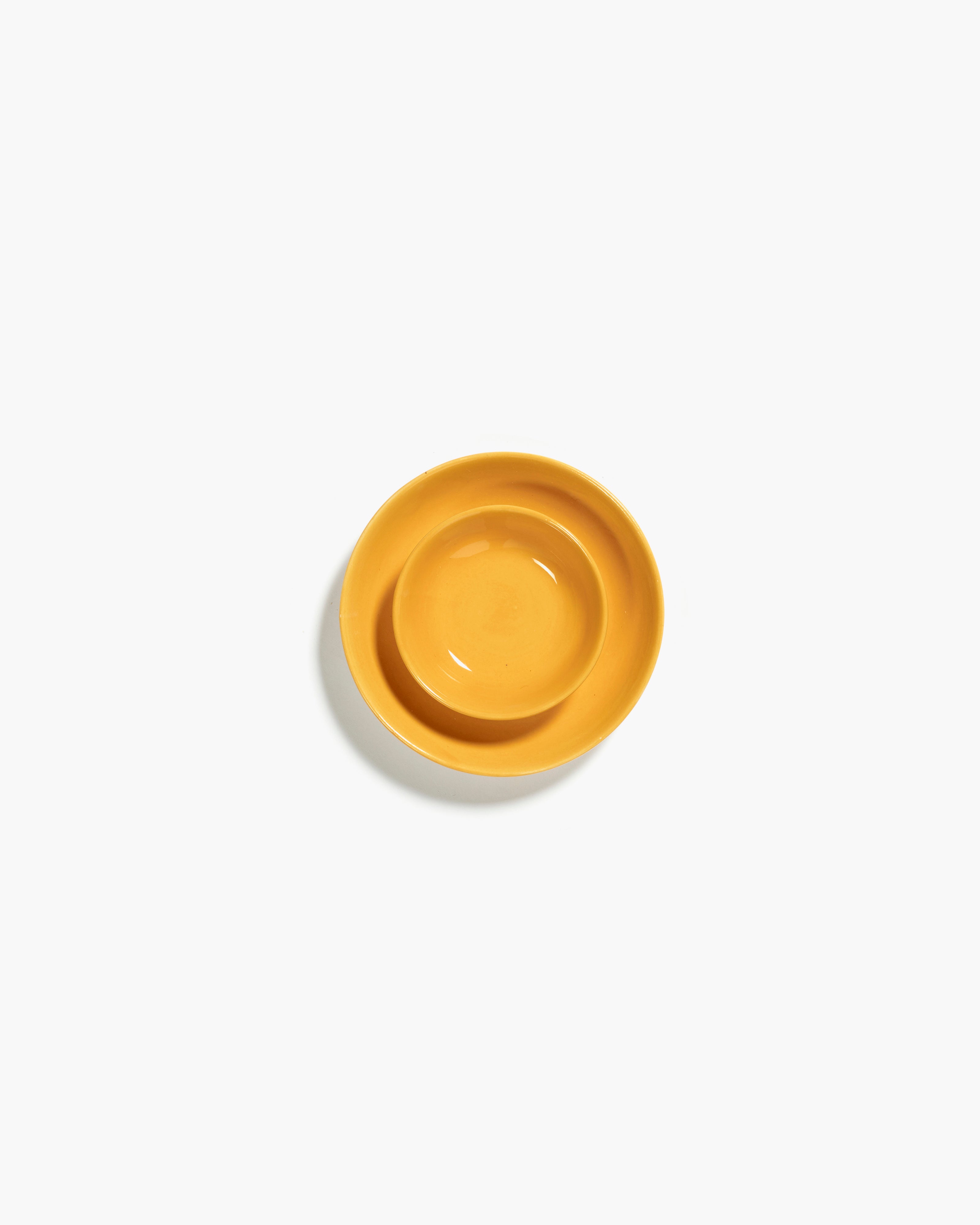 Serax Feast Dish XS miska žlutá kameninová