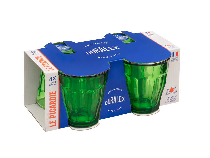 Duralex Le Picardie sklenice 25 cl zelená 4 ks