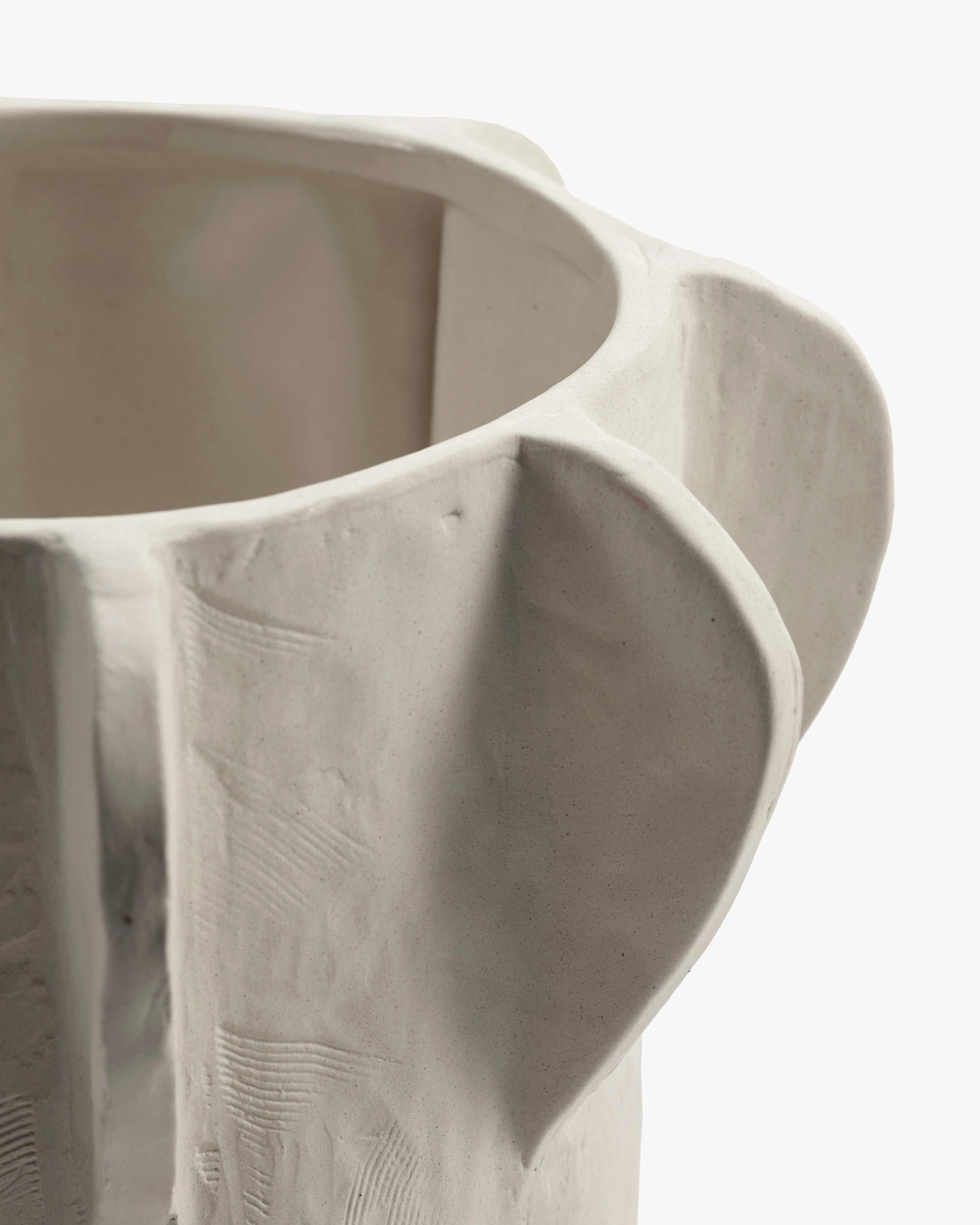 Serax Molly Flower Pot 02 S květináč béžový kameninový