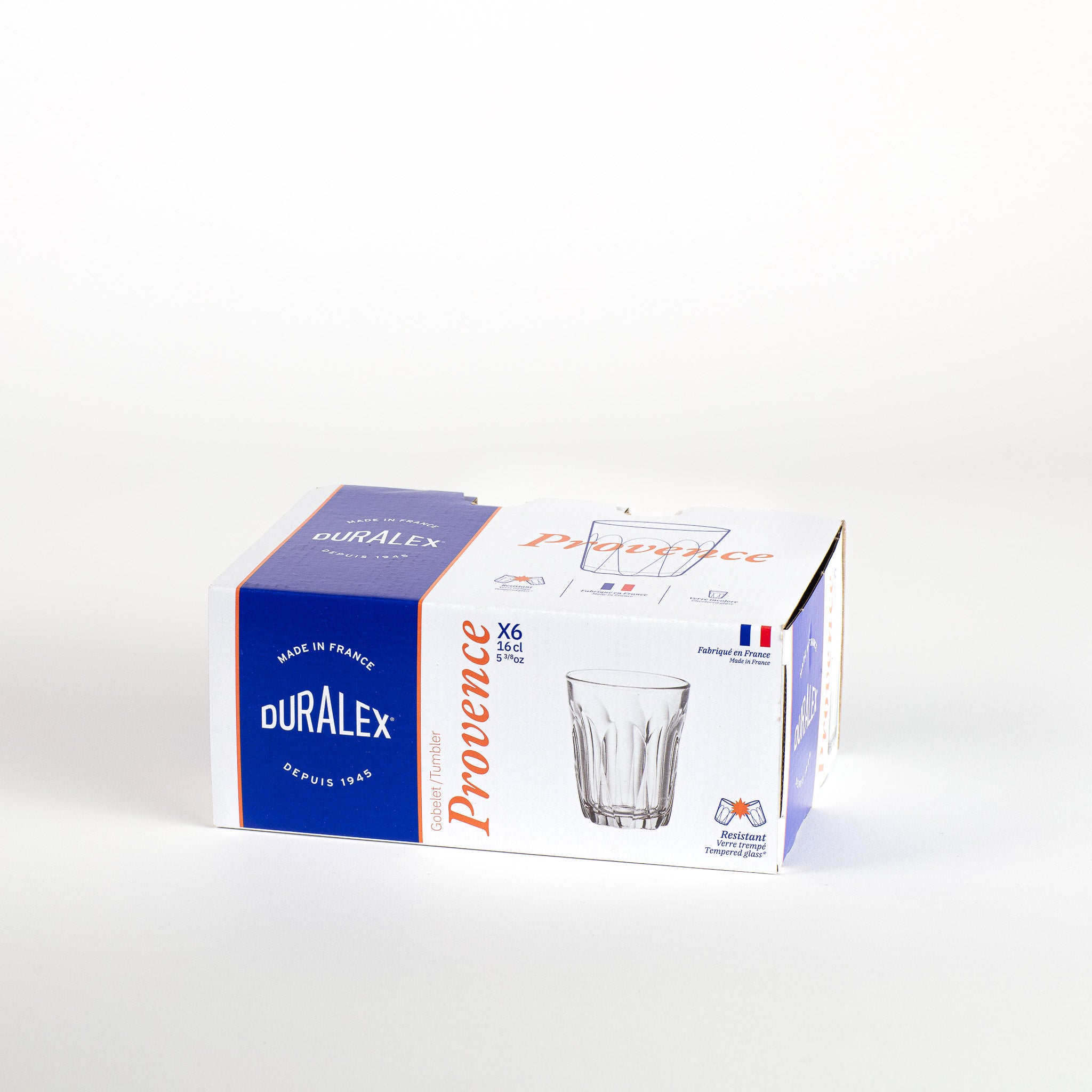 Duralex Provence sklenice 16 cl 6 ks vzorované