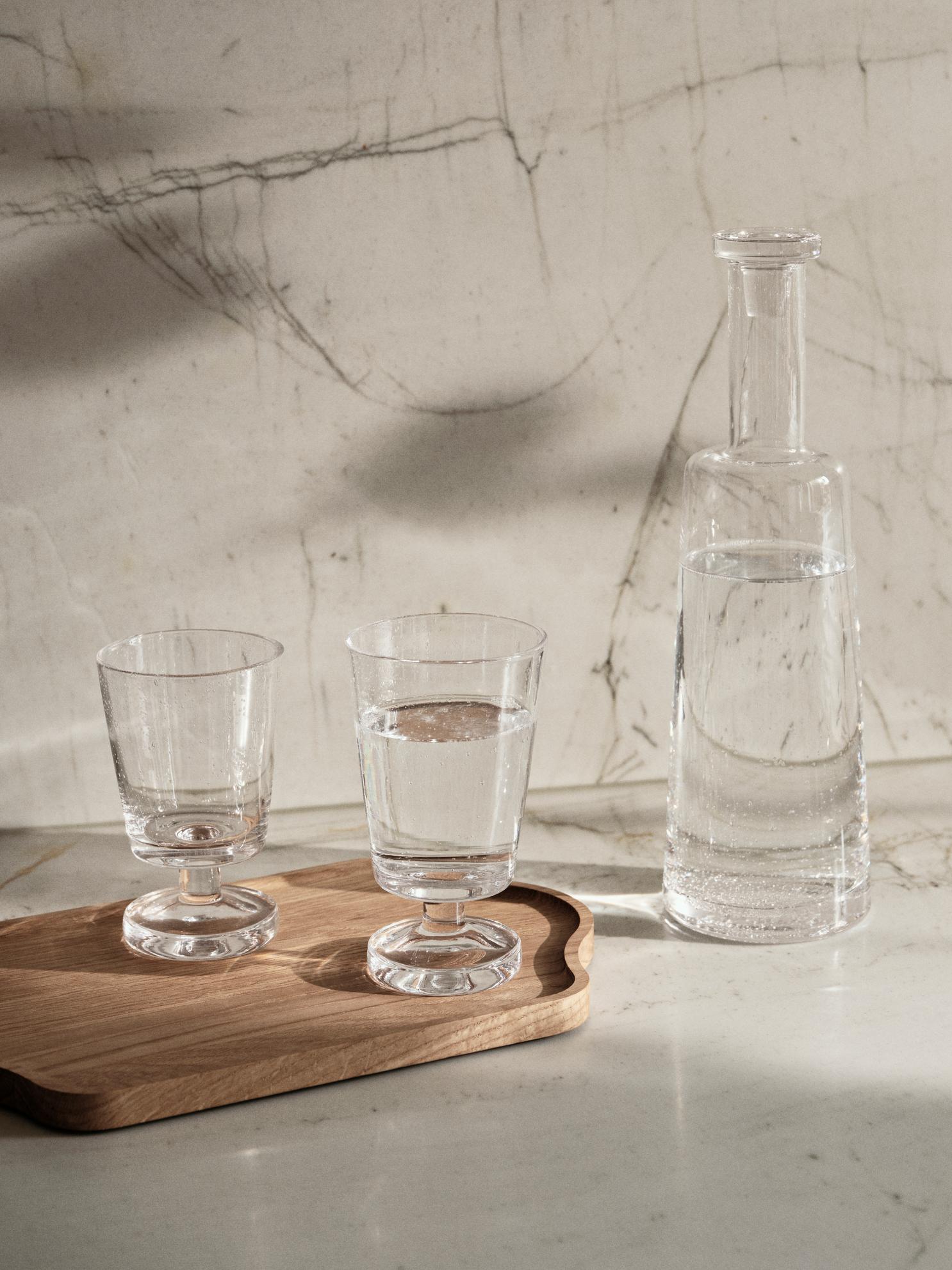Broste Copenhagen Bubble sklenice na bílé víno čirá