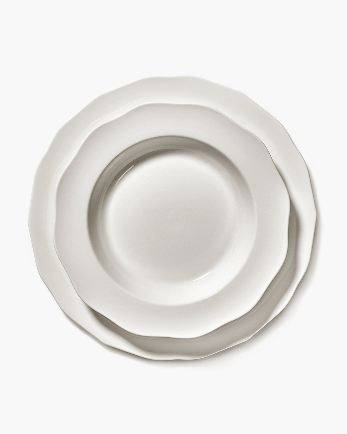 Serax Silhouette talíř na těstoviny bílý porcelán