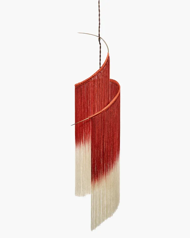 Serax Rey 1 závěsná lampa šarlatová/krémová