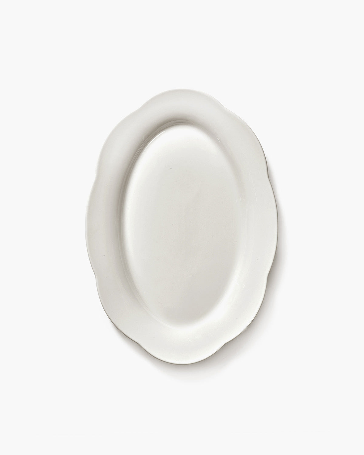 Serax Silhouette hluboký talíř oválný L bílý porcelán