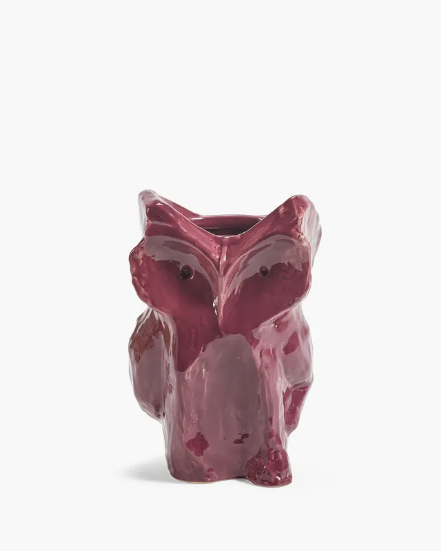 Serax After Midnight Owl S váza lilková keramika