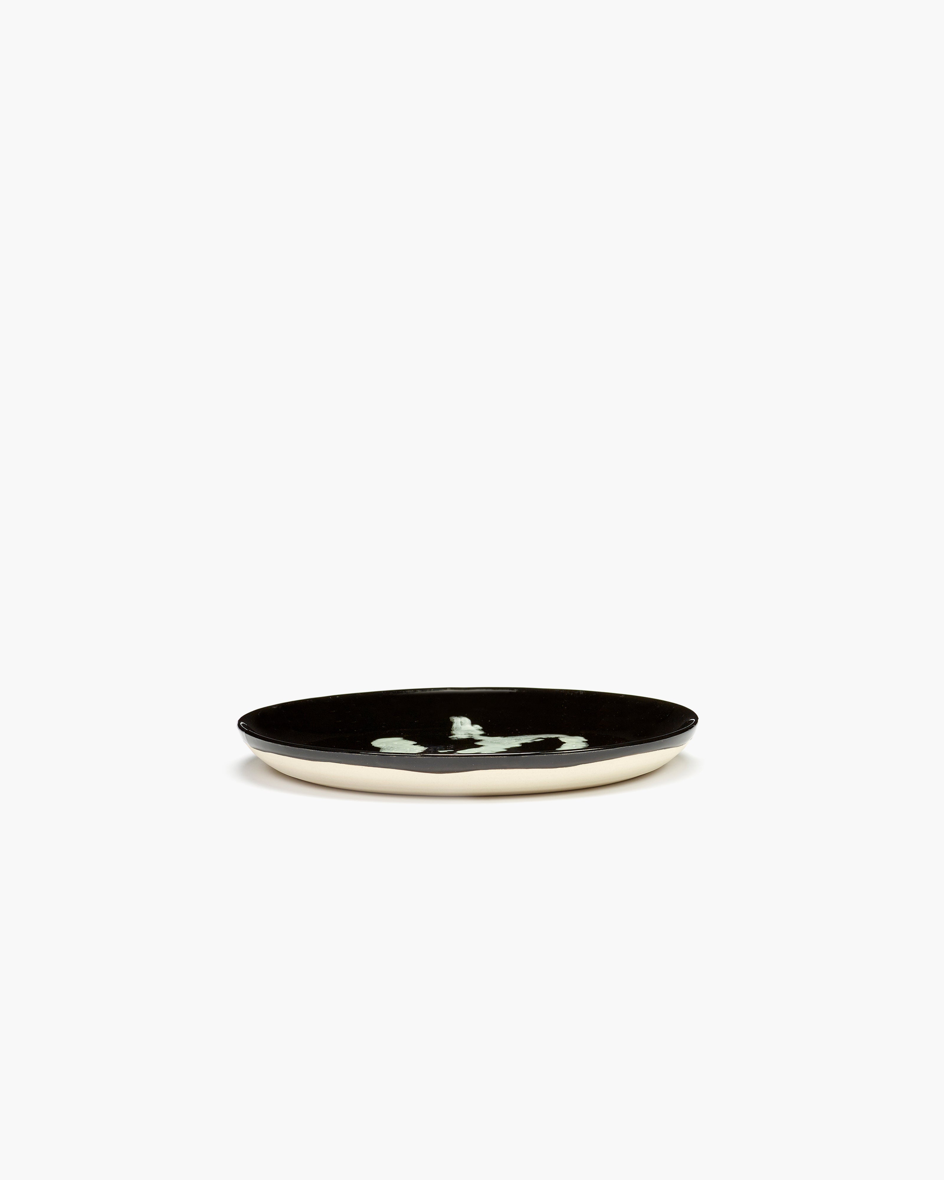 Serax Feast snídaňový talíř porcelán černá/bílá pepper