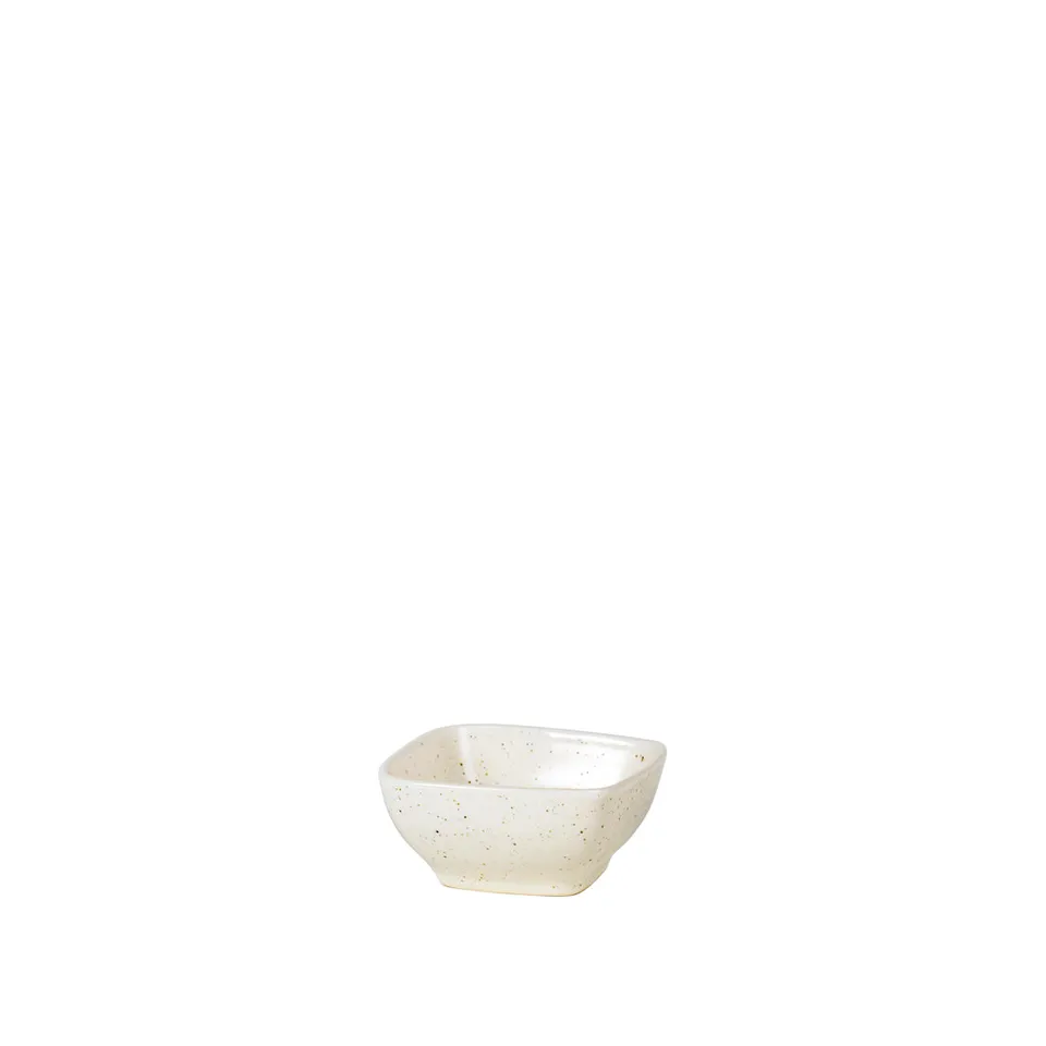 Broste Copenhagen Nordic Vanilla miska hranatá krémová