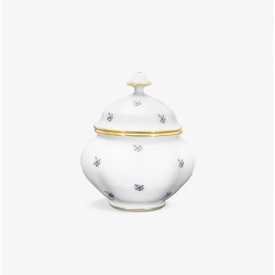 Augarten Mozart porcelánová cukřenka bílá