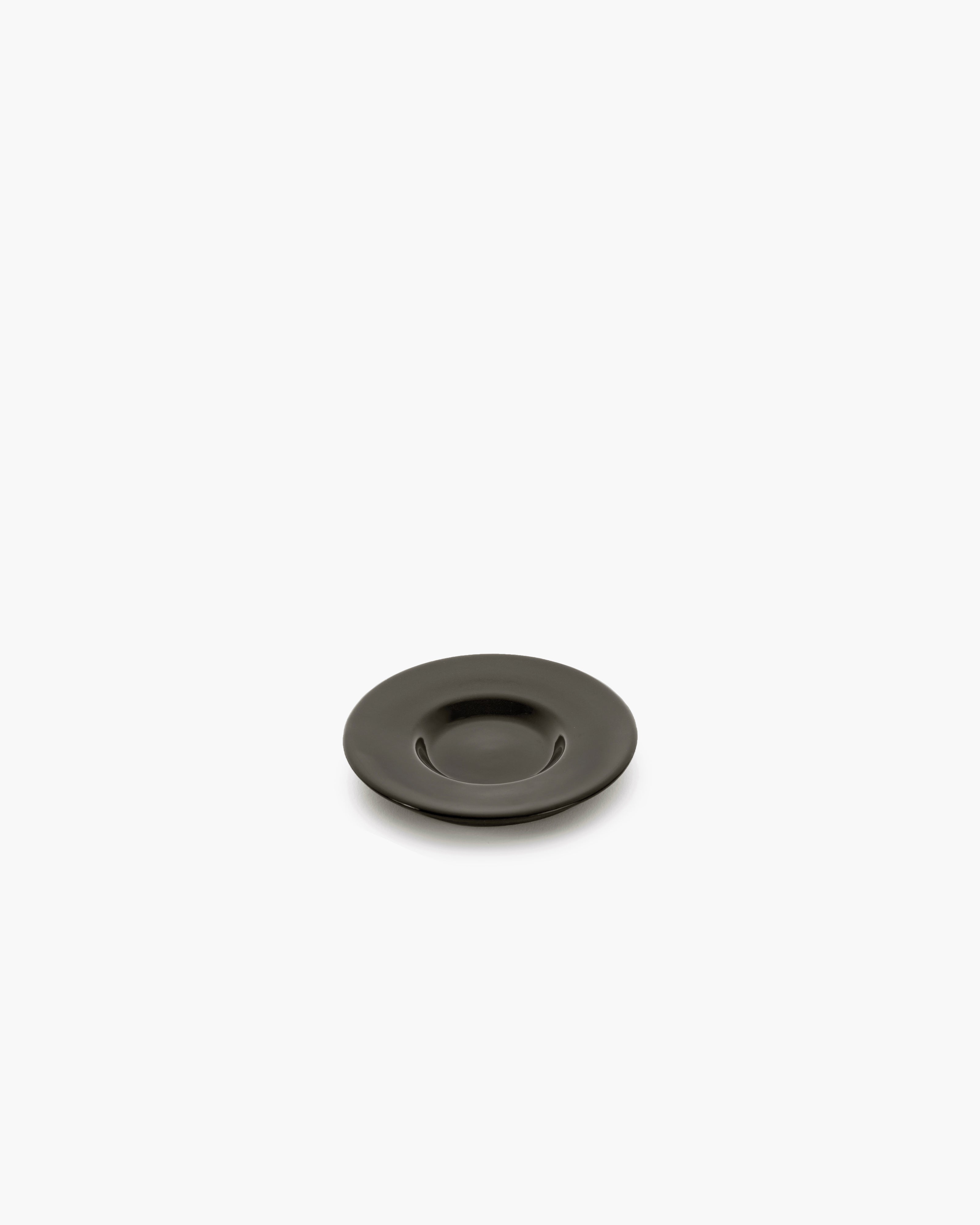 Serax Dune Slate podšálek espresso tmavý porcelán