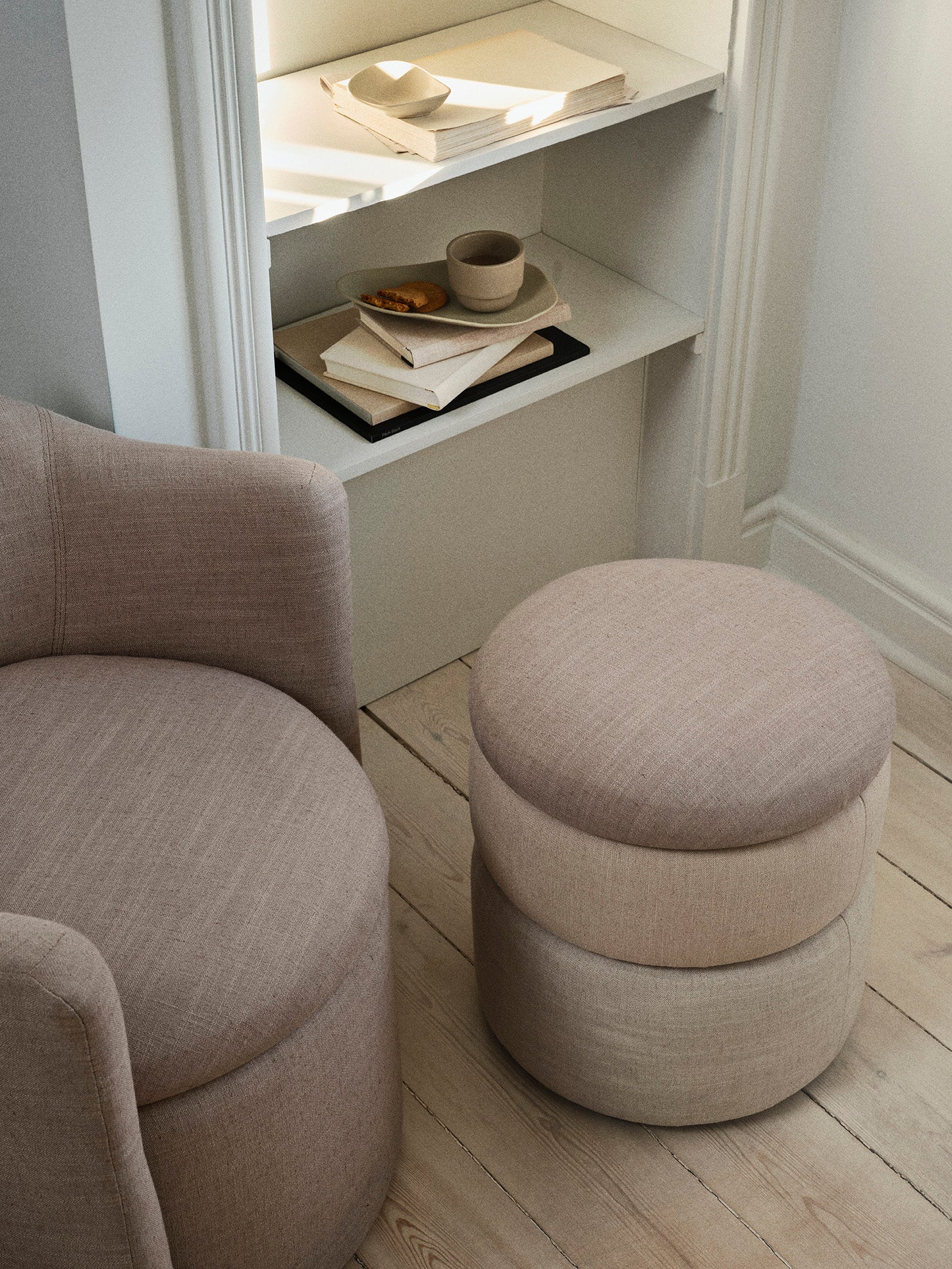 Broste Copenhagen Pond Pouf puf sedací
