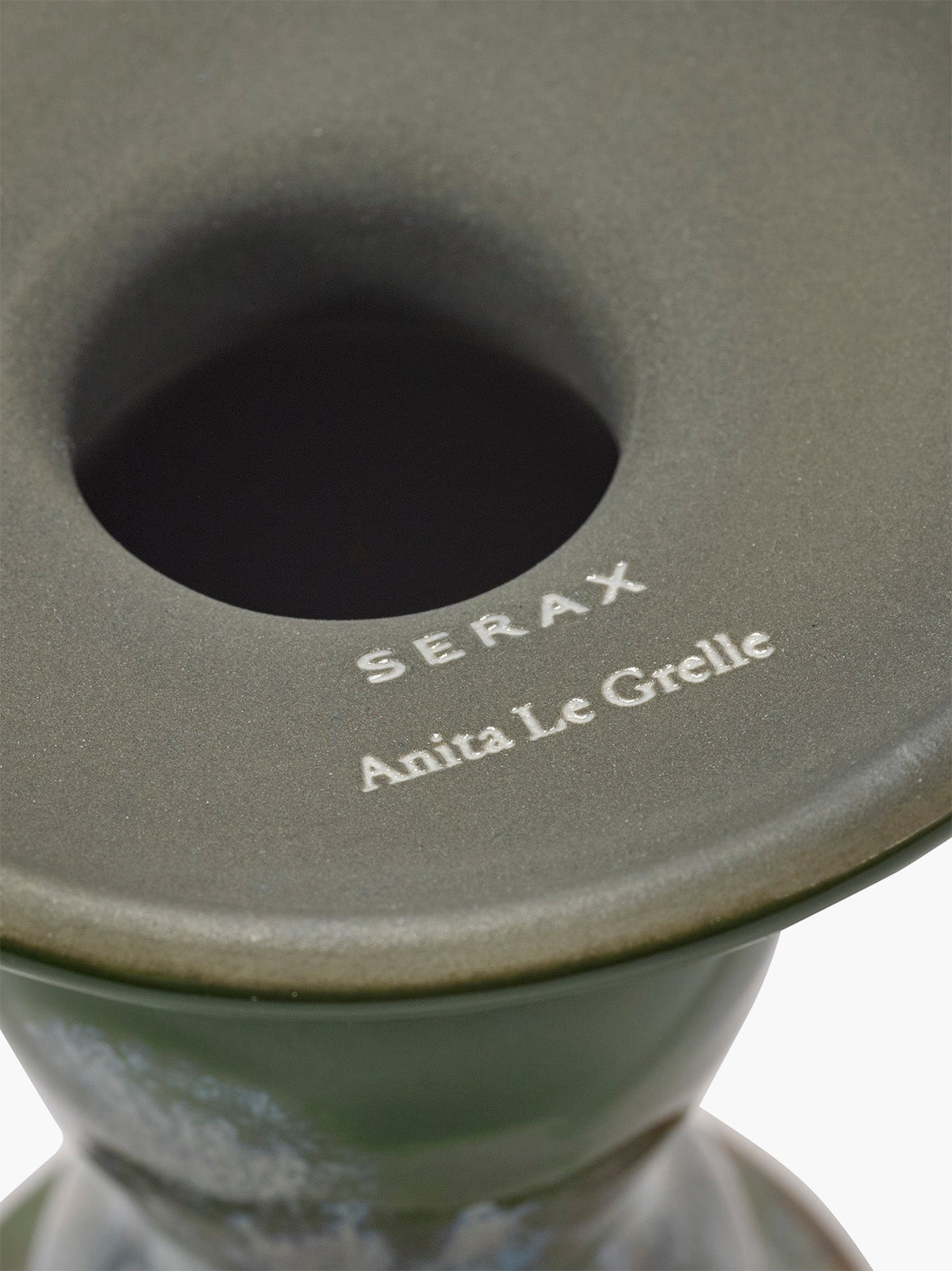 Serax Terres de Rêves svícen zelený keramický