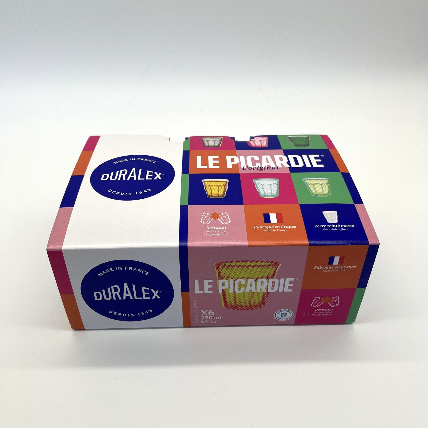 Duralex Picardie sklenice 25 cl 6 ks mix barev