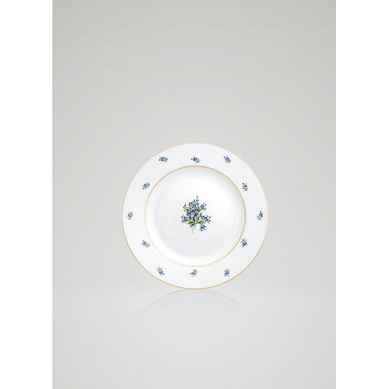 Augarten Schubert dezertní talíř 20 cm pomněnka