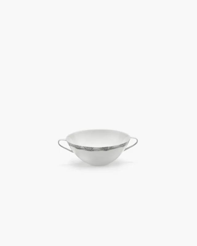 Serax Midnight Flowers Mirtillo polévková miska modrá porcelán