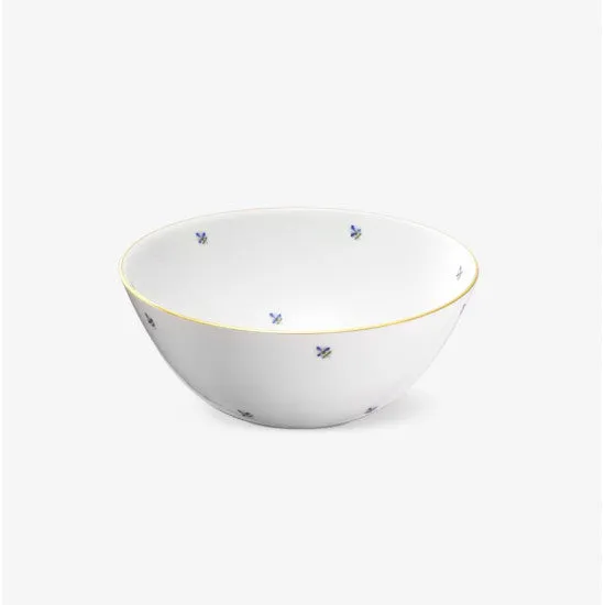 Augarten Mísa modrá porcelánová hluboká s chrpami